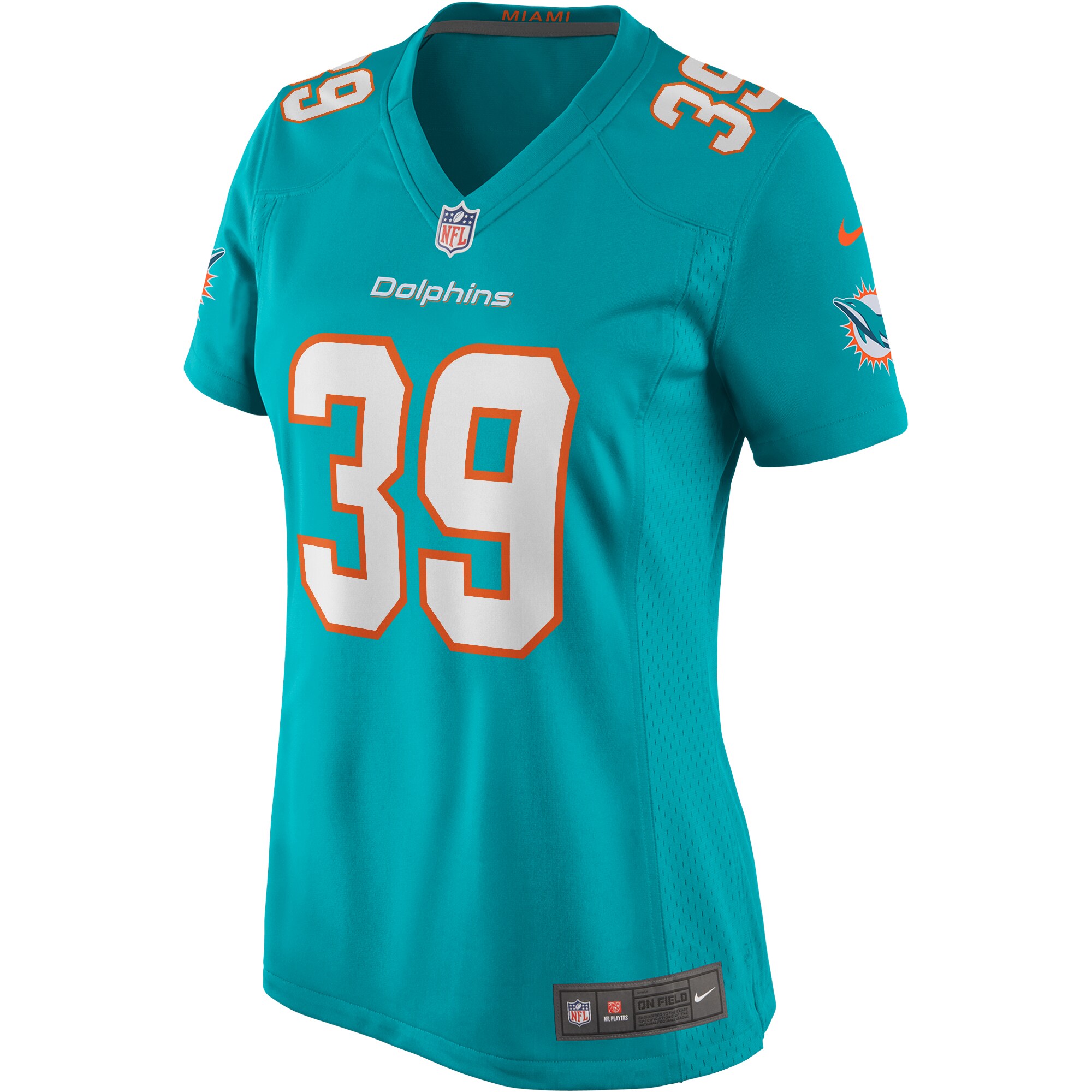 Larry Csonka Miami Dolphins Nike Women's Game Retired Player Jersey - Aqua - vstockx