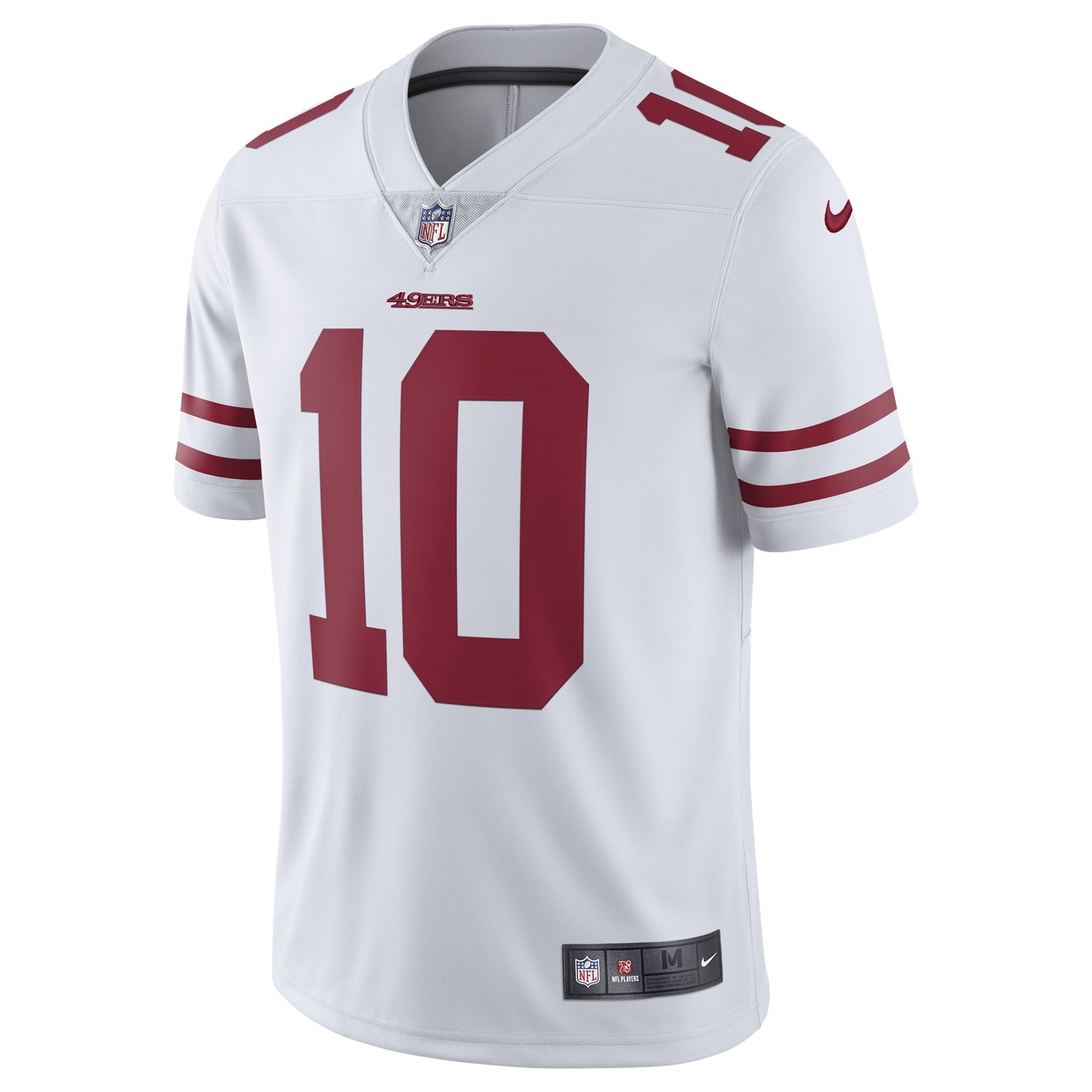 Men's Nike Jimmy Garoppolo White San Francisco 49ers Vapor Untouchable Limited Jersey - vstockx