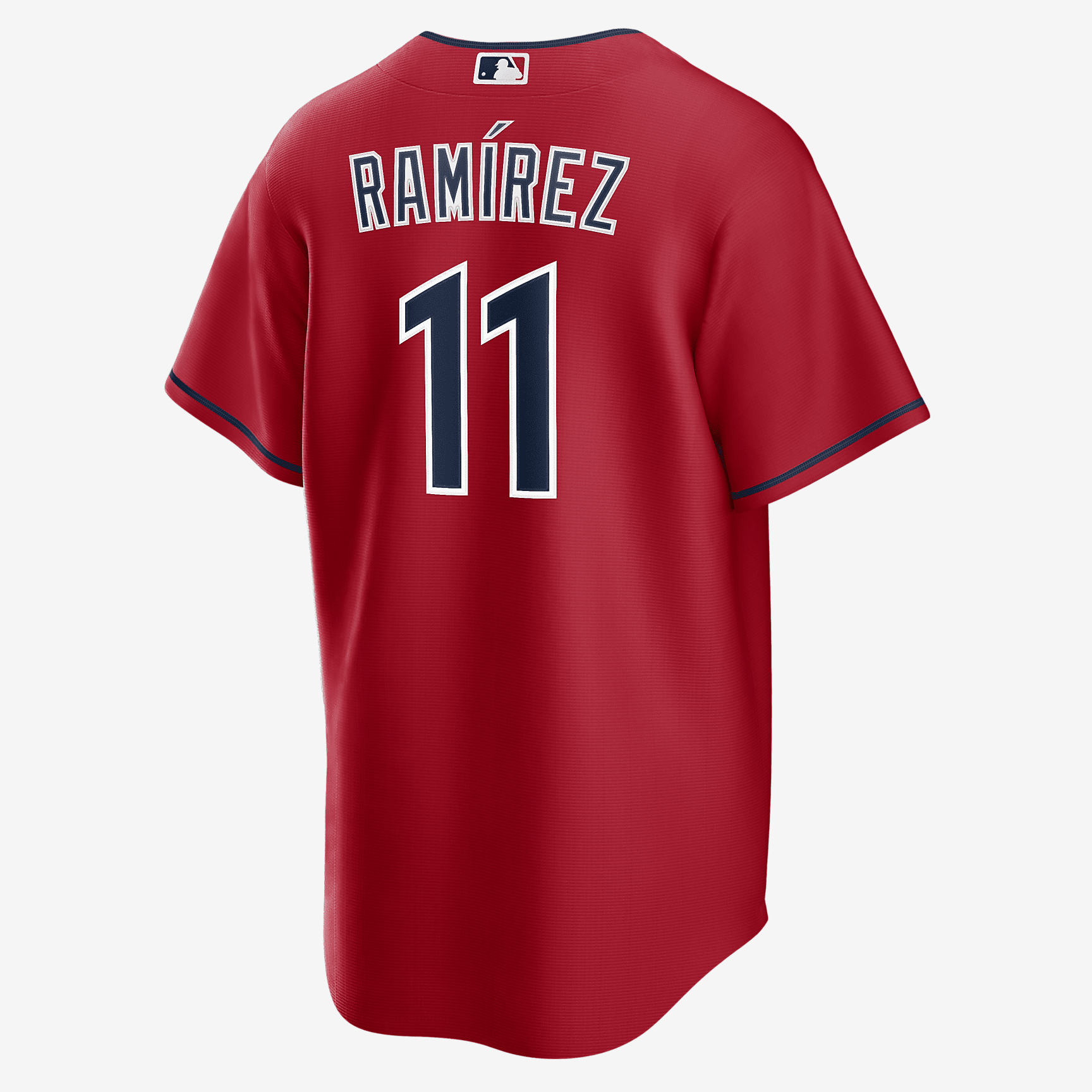 MLB Cleveland Guardians (Jose Ramirez) Men's Replica Baseball Jersey - Red - vstockx
