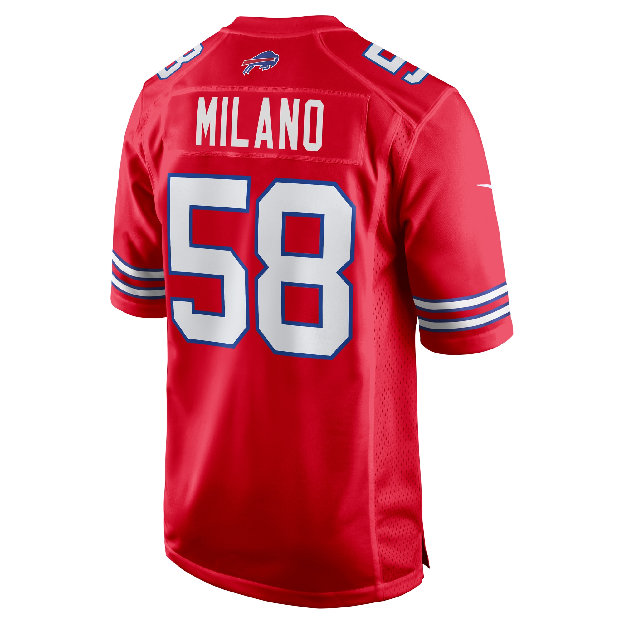 Matt Milano Buffalo Bills Nike Alternate Game Jersey - Red - vstockx