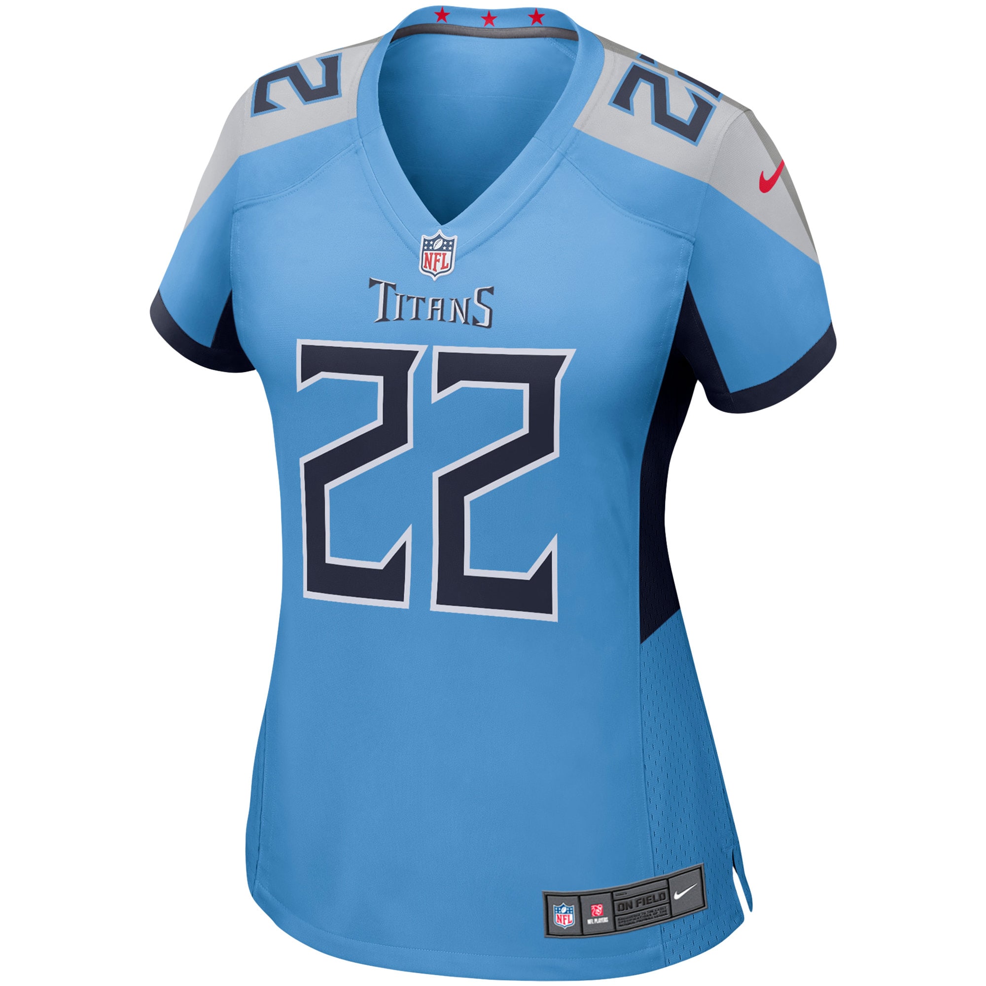 Derrick Henry Tennessee Titans Nike Women's Game Jersey - Light Blue - vstockx