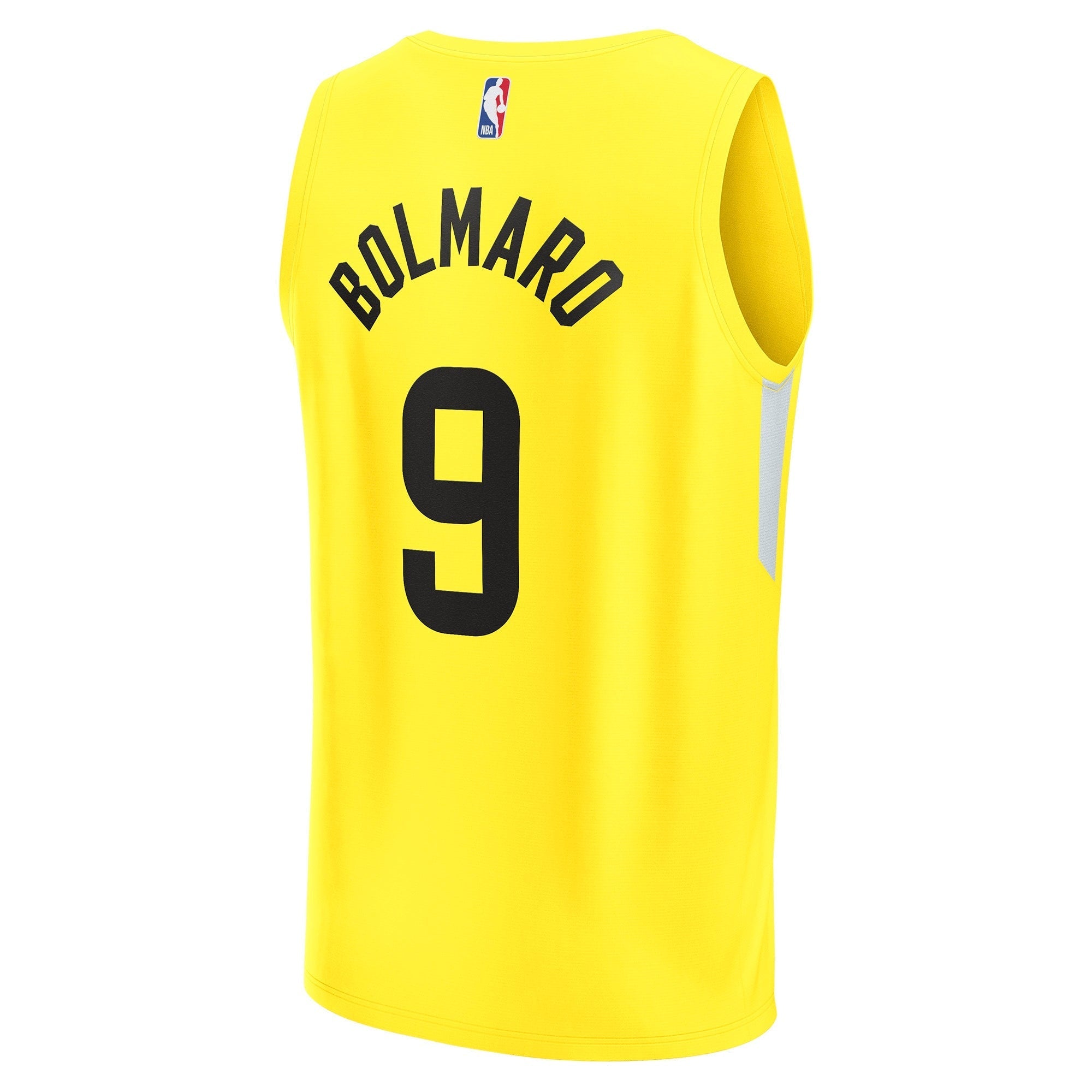 Men's Fanatics Branded Leandro Bolmaro Yellow Utah Jazz 2022/23 Fast Break Replica Player Jersey - Icon Edition - vstockx