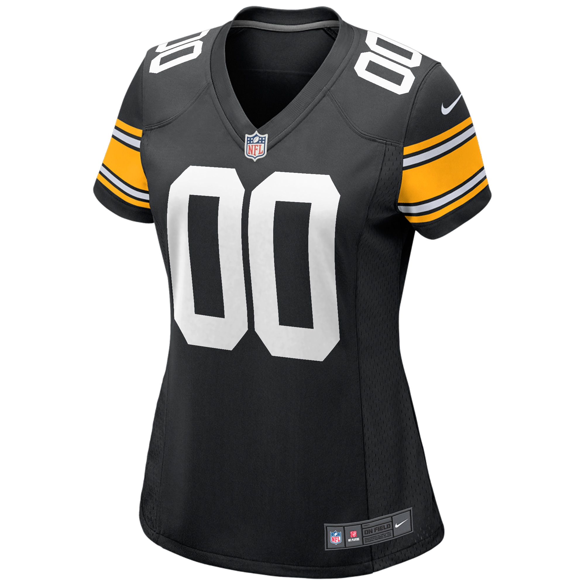 Pittsburgh Steelers Nike Women's Alternate Custom Game Jersey - Black - vstockx