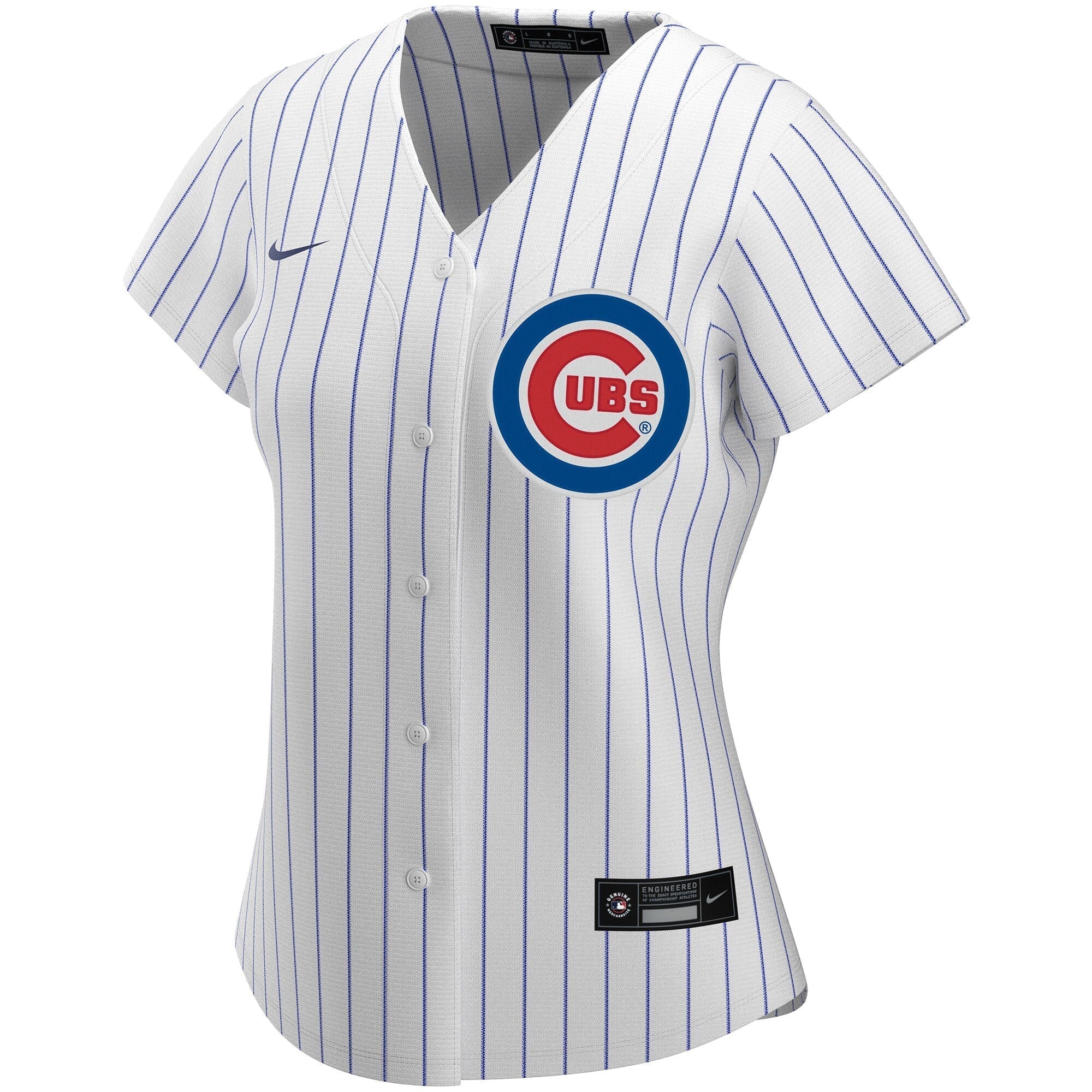Chicago Cubs Home Pinstripe Women's Custom Nike Replica Jersey - vstockx