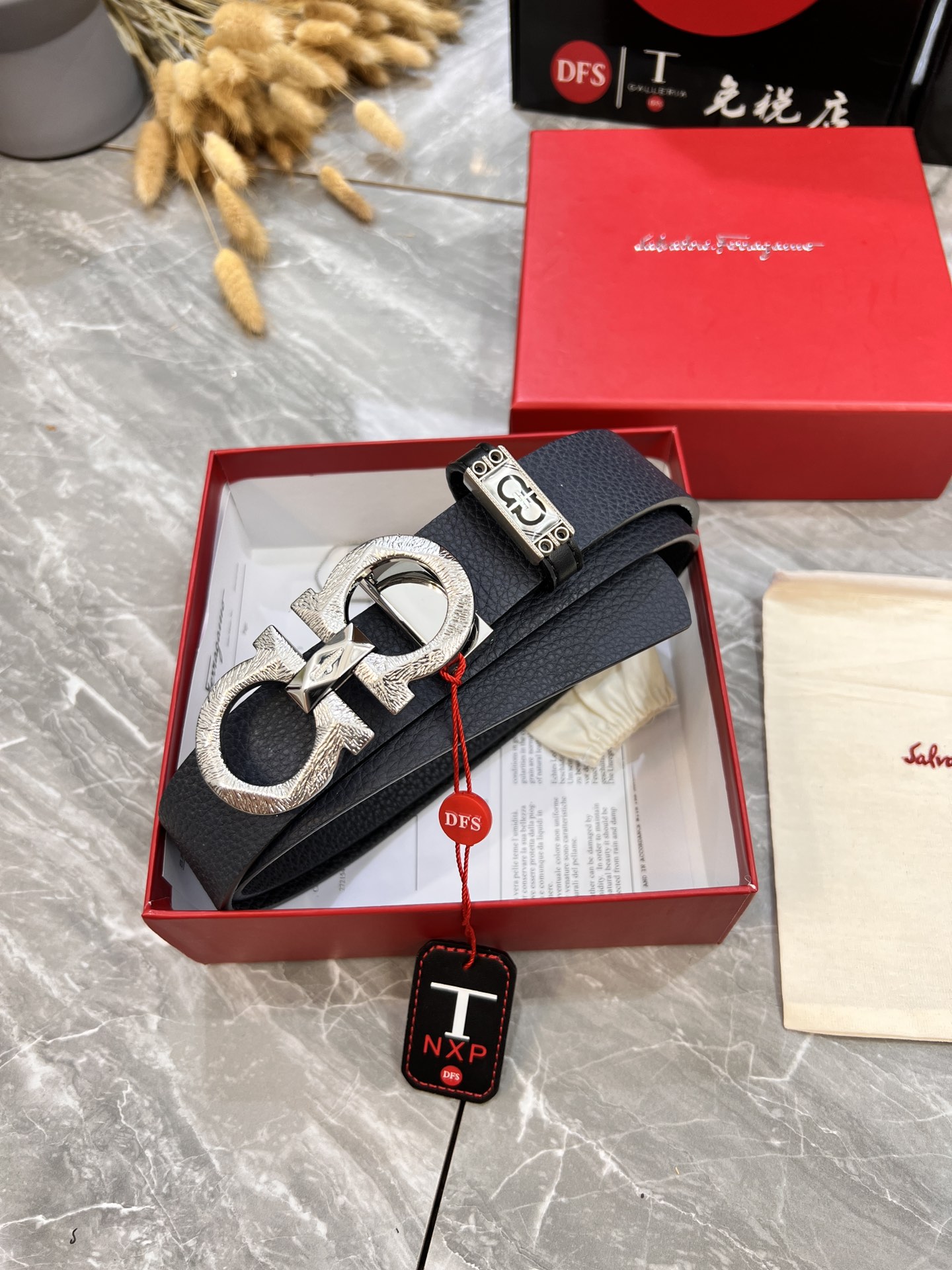Streetwear Belt Ferragamo 319943 size:3.5cm - vstockx