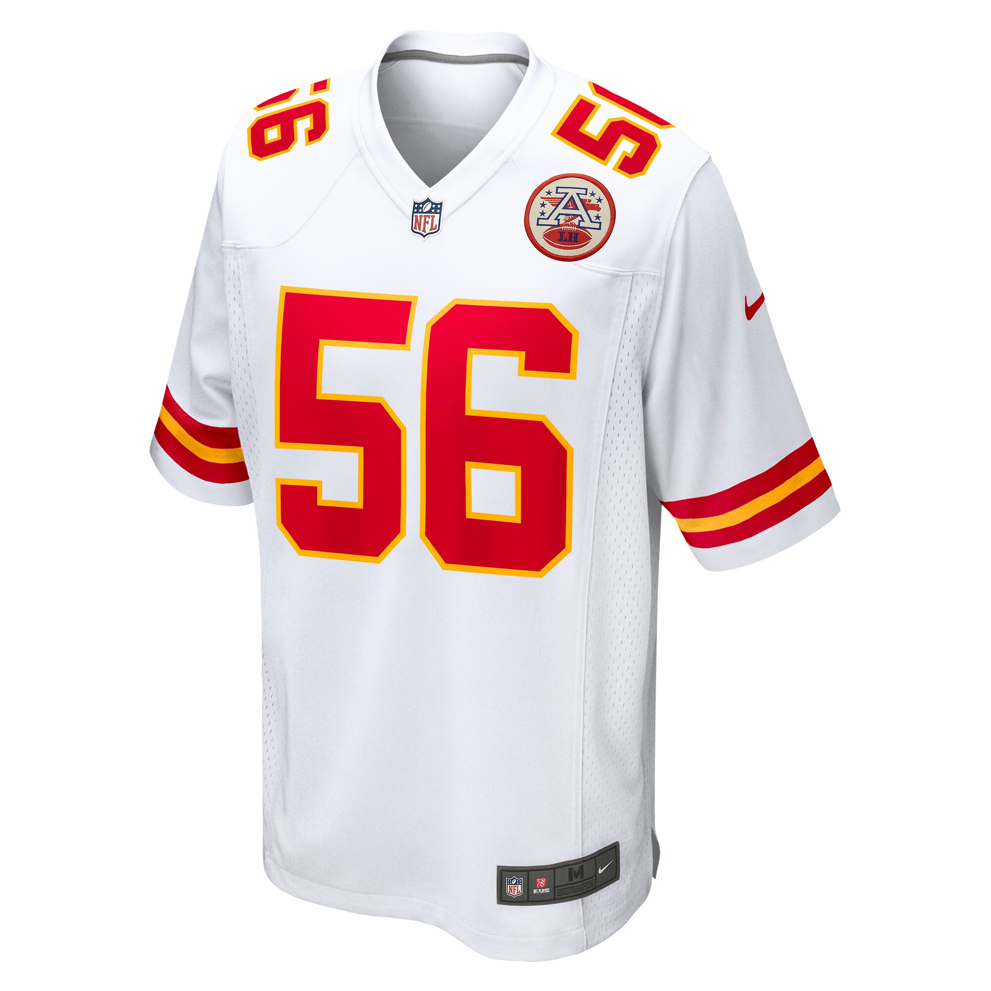 George Karlaftis Kansas City Chiefs Nike Away Game Player Jersey - White - vstockx
