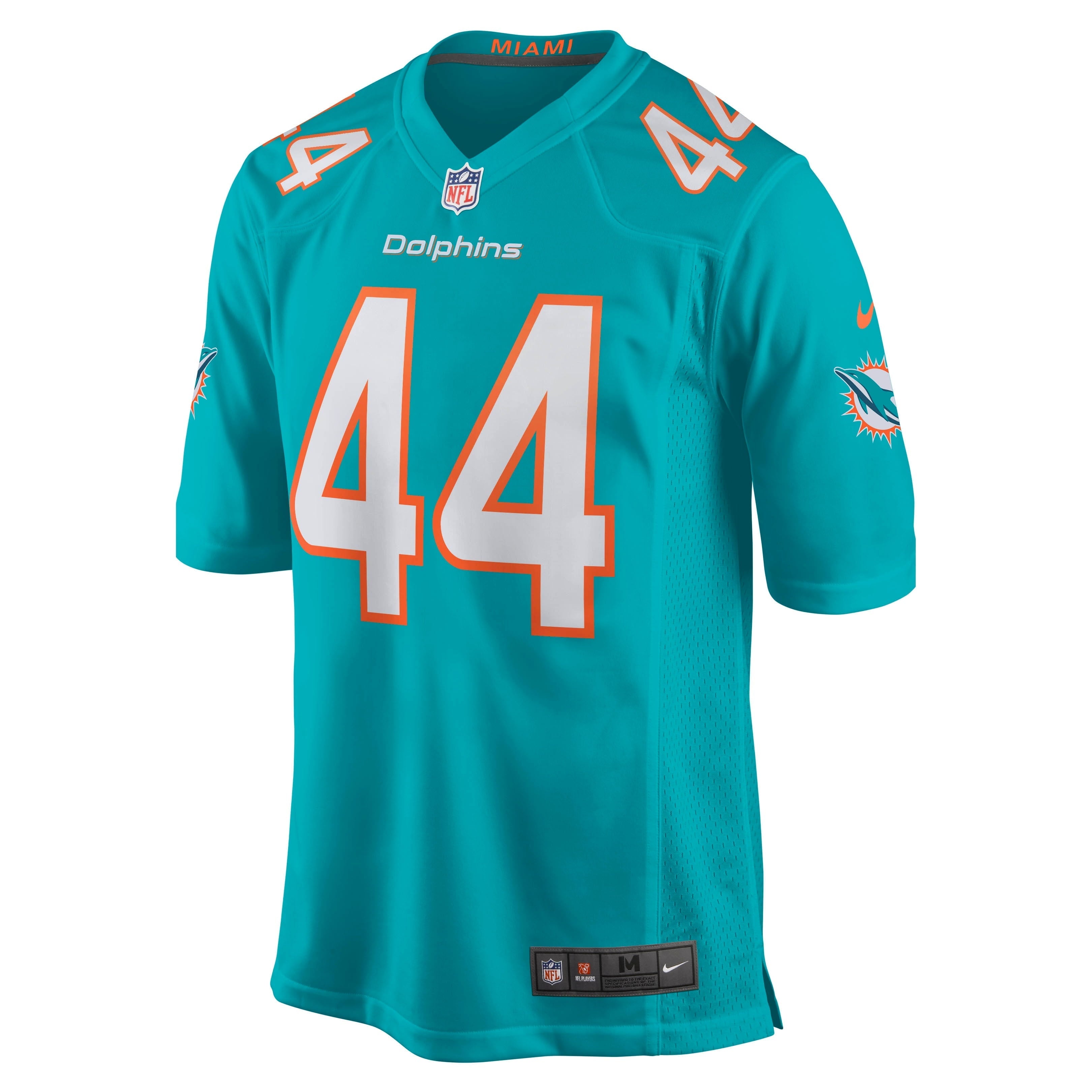 Men's Nike Blake Ferguson Aqua Miami Dolphins Game Player Jersey - vstockx