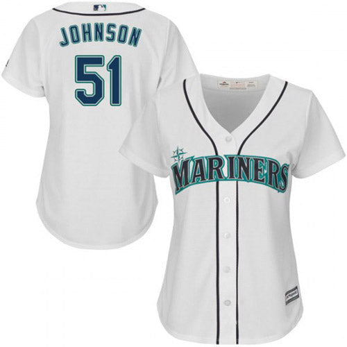 Women's Seattle Mariners Randy Johnson Replica Home Jersey - White - vstockx