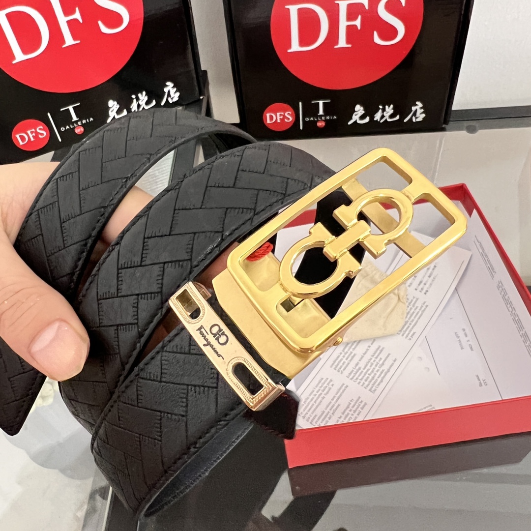 Streetwear Belt Ferragamo 320238 size:3.5cm - vstockx