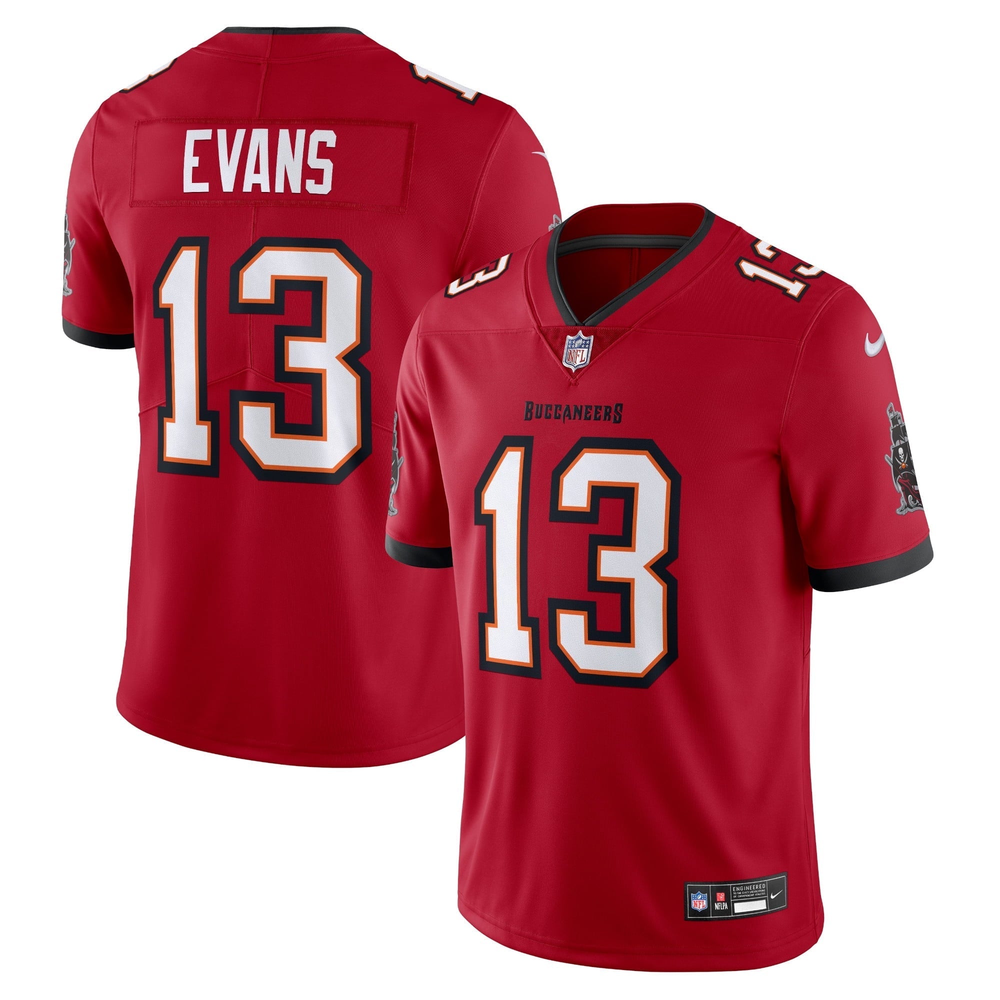 Men's Nike Mike Evans Red Tampa Bay Buccaneers Vapor Untouchable Limited Jersey - vstockx