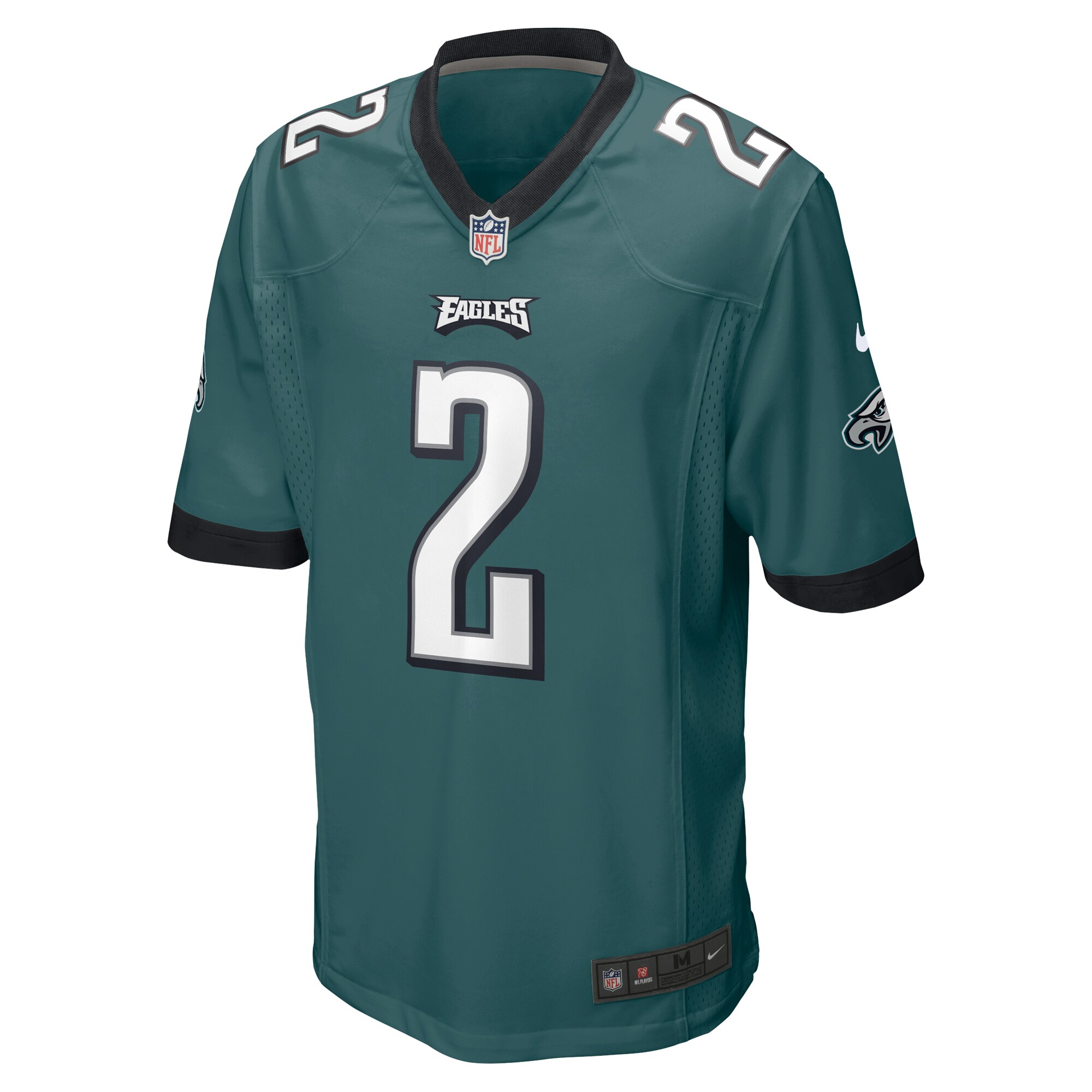 Jalen Hurts Philadelphia Eagles Nike Game Player Jersey - Midnight Green - vstockx