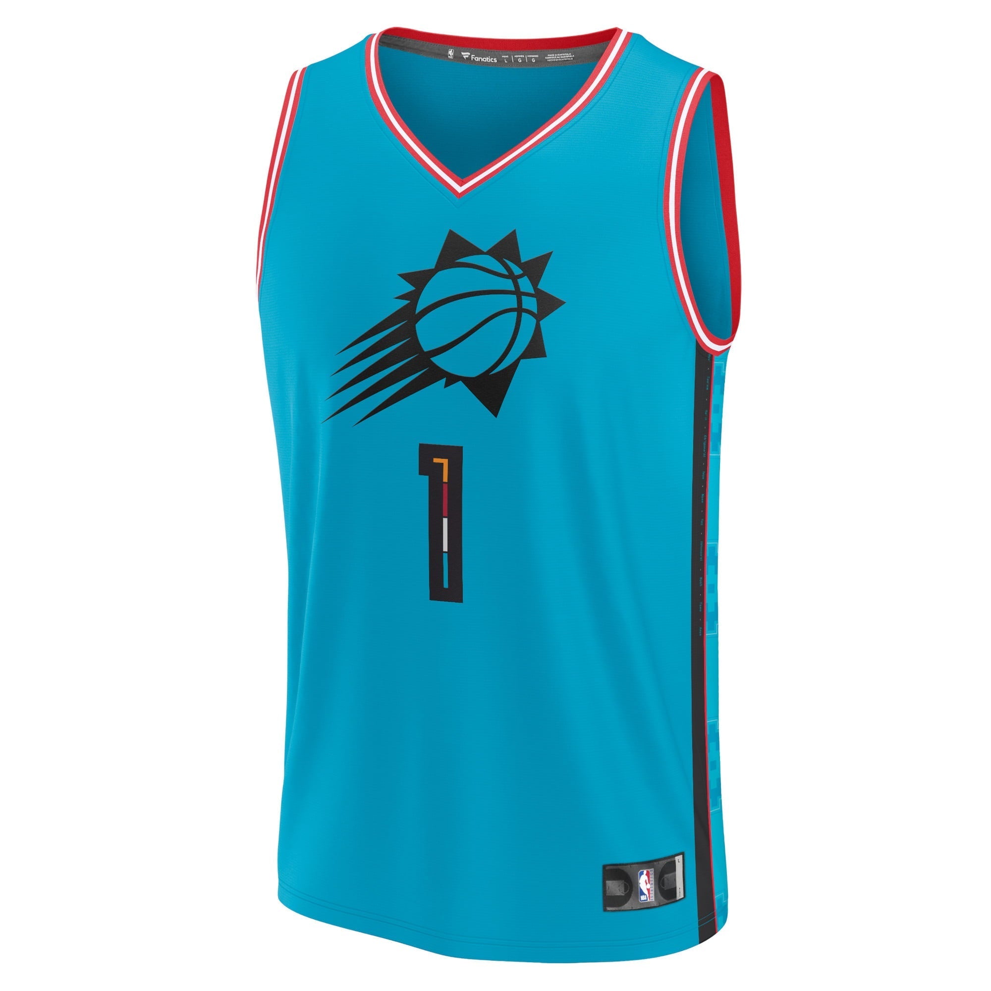Men's Fanatics Branded Devin Booker Turquoise Phoenix Suns 2022/23 Fastbreak Jersey - City Edition - vstockx