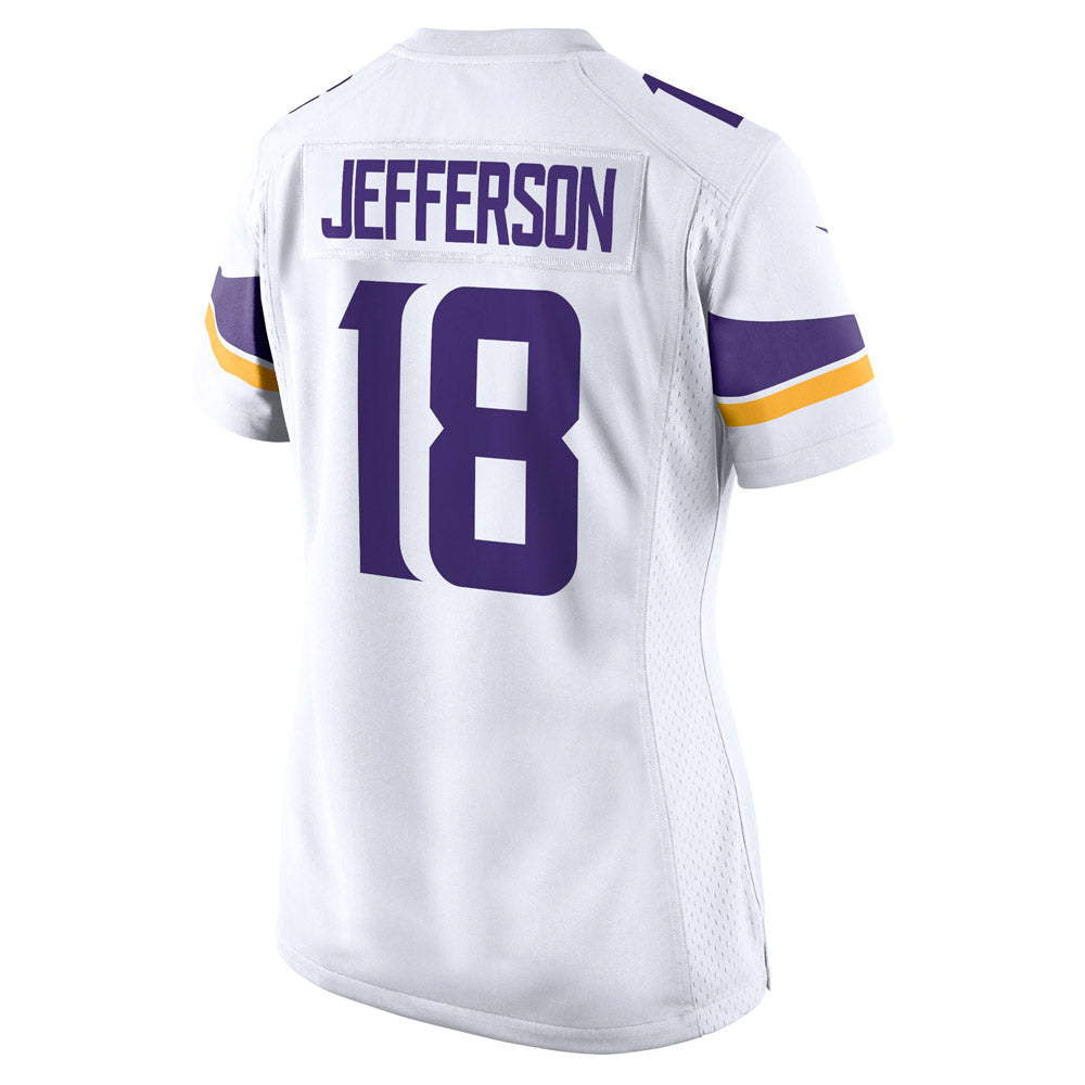 Women's Minnesota Vikings Justin Jefferson Game Jersey White - vstockx