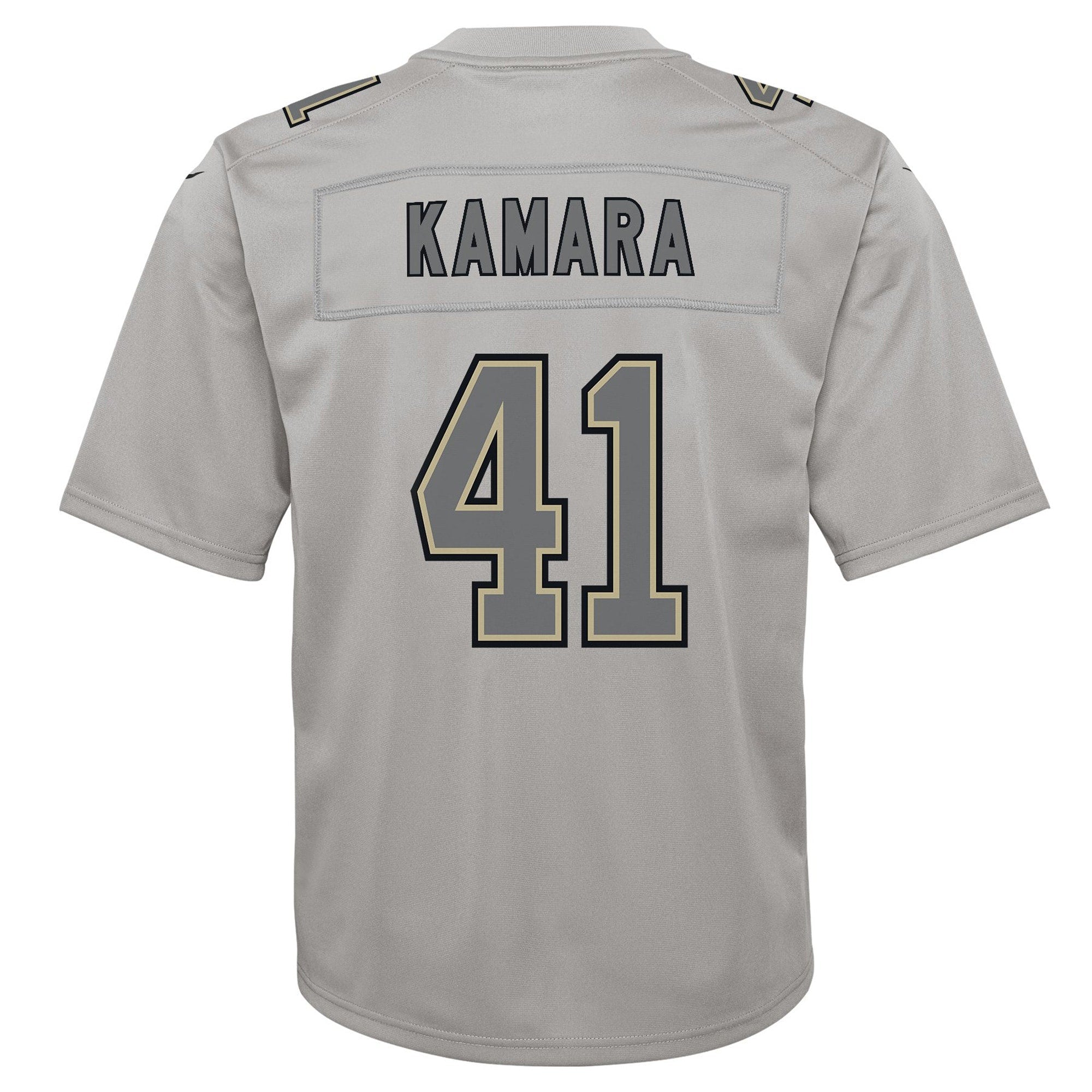 Youth Nike Alvin Kamara Gray New Orleans Saints Atmosphere Game Jersey - vstockx