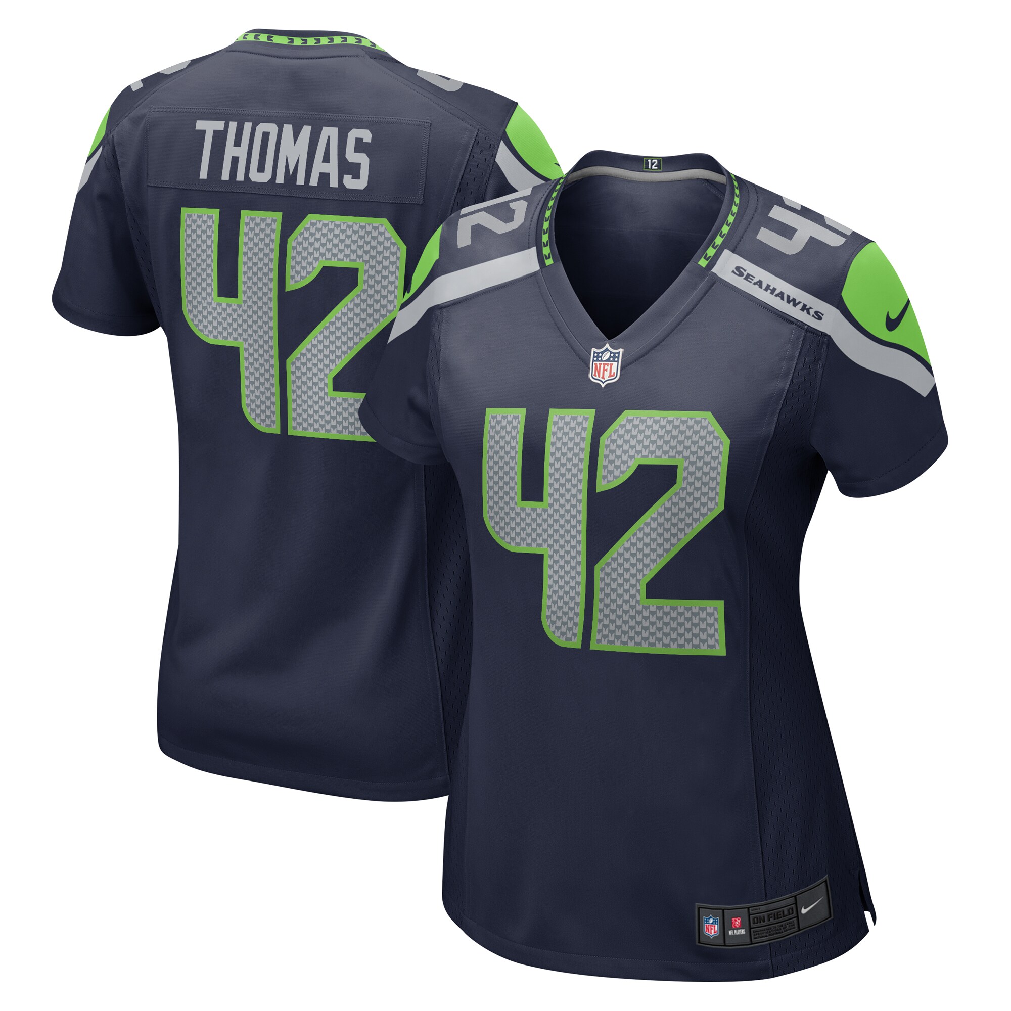 Drake Thomas Seattle Seahawks Nike Women's Team Game Jersey - College Navy - vstockx
