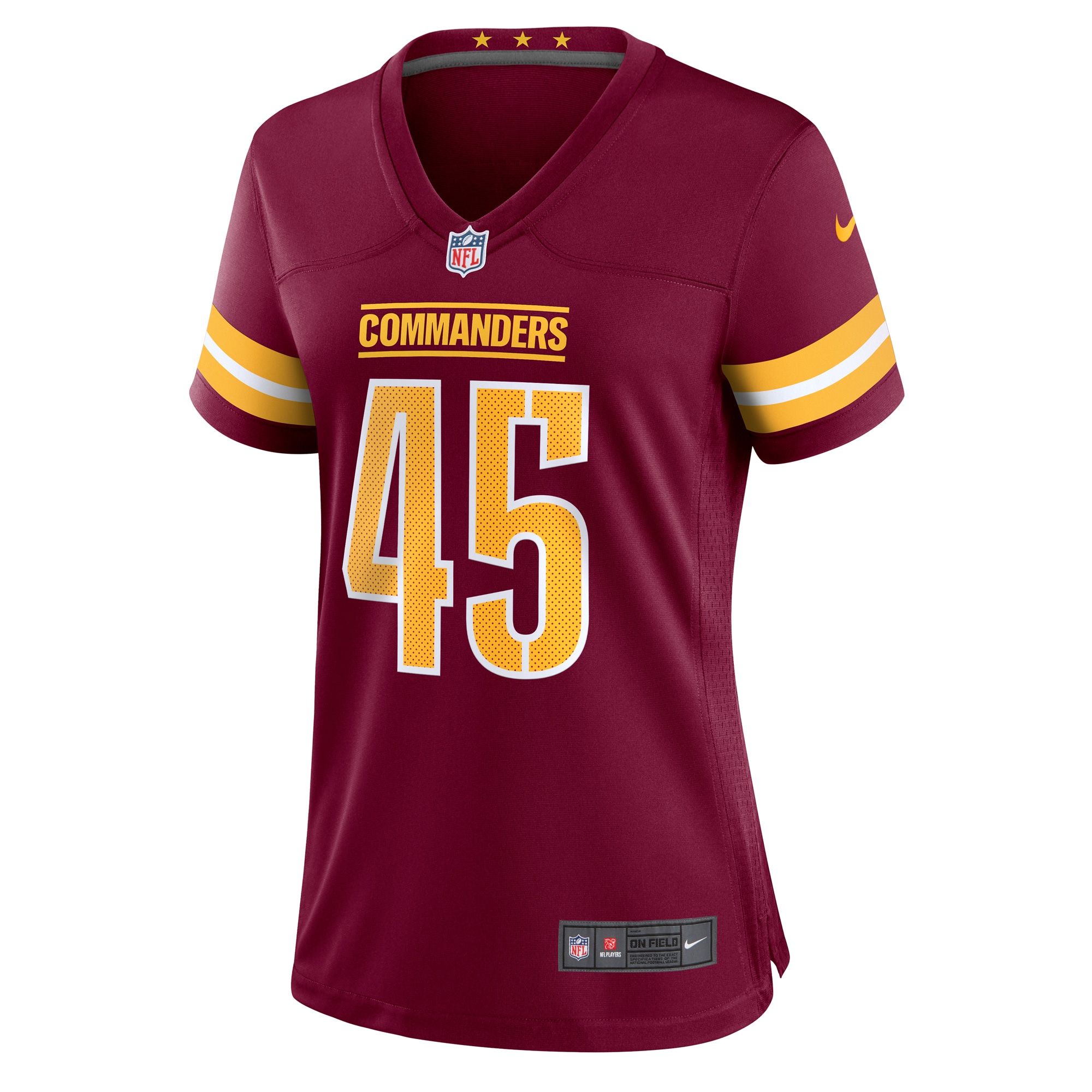 Kaden Smith Washington Commanders Nike Women's Team Game Jersey - Burgundy - vstockx