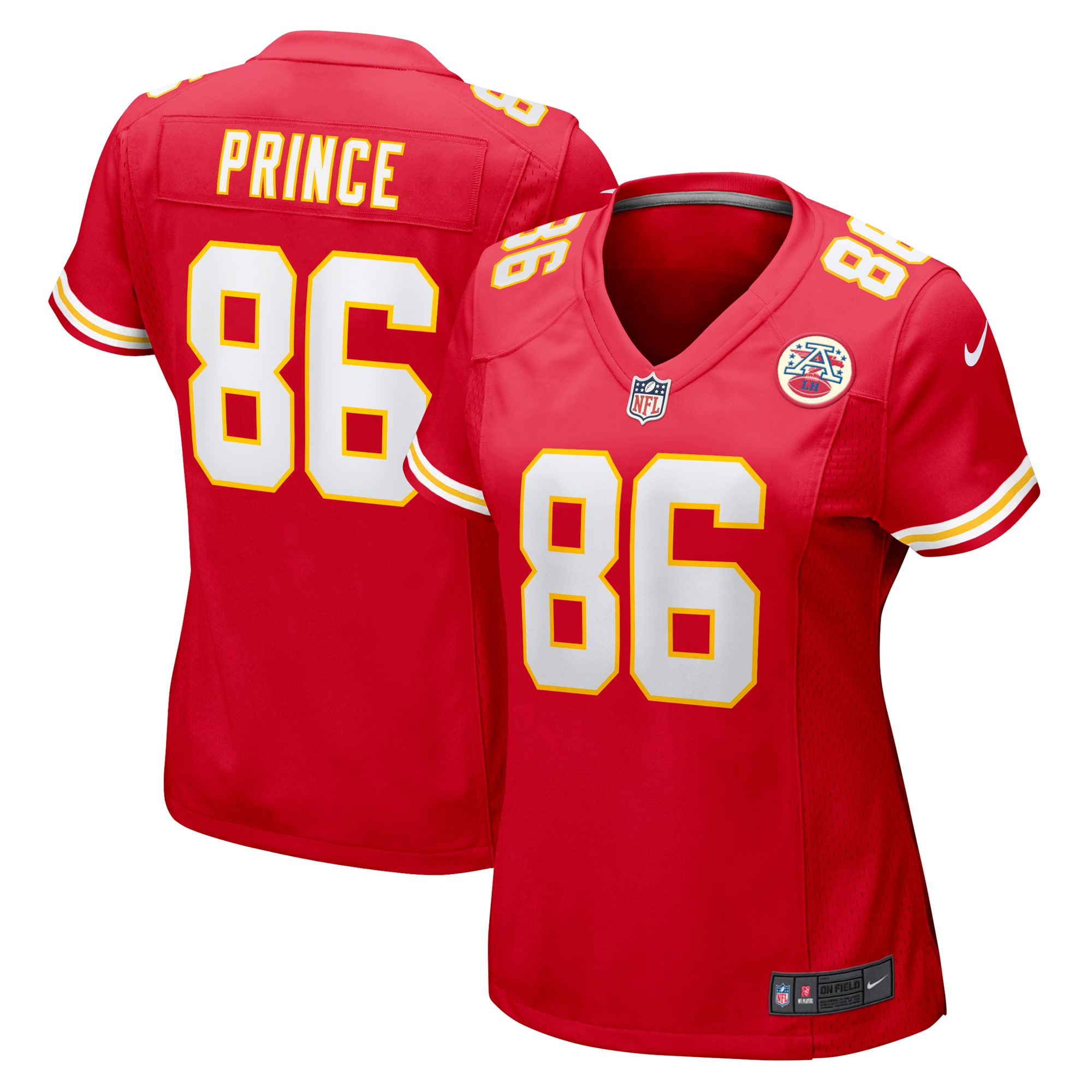 Gerrit Prince Kansas City Chiefs Nike Women's Team Game Jersey - Red - vstockx