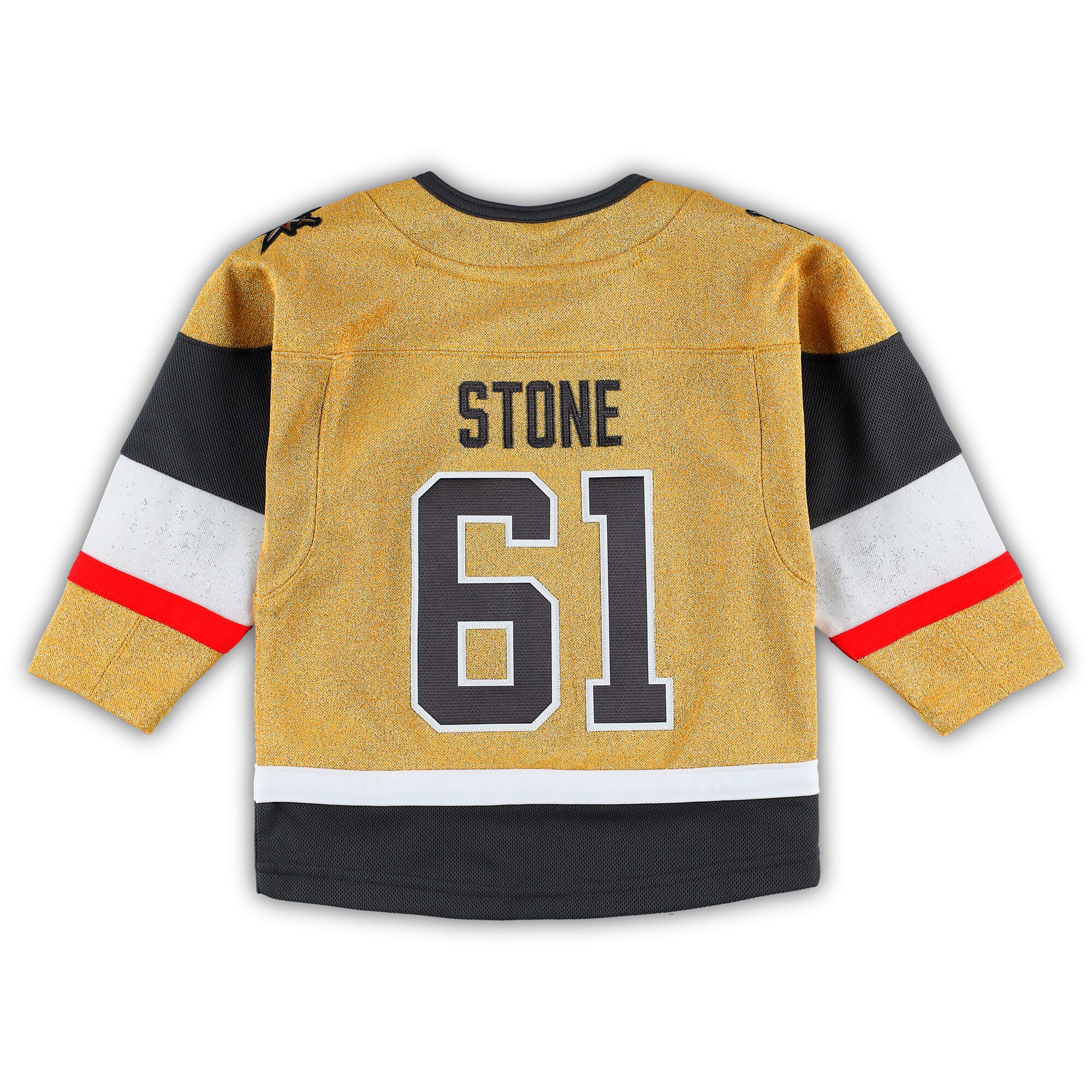 Mark Stone Vegas Golden Knights Toddler Captain Patch Home Premier Player Jersey - Gold - vstockx
