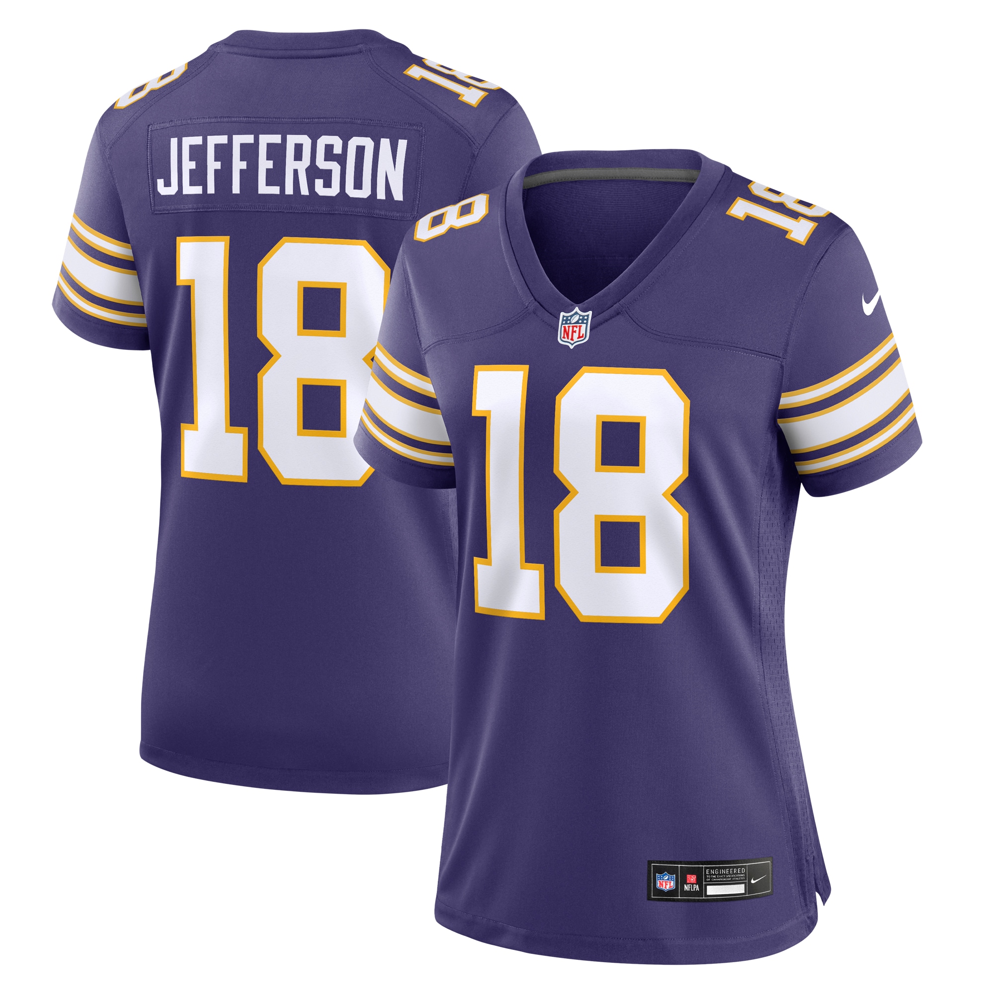 Justin Jefferson Minnesota Vikings Nike Women's Player Jersey - Purple - vstockx