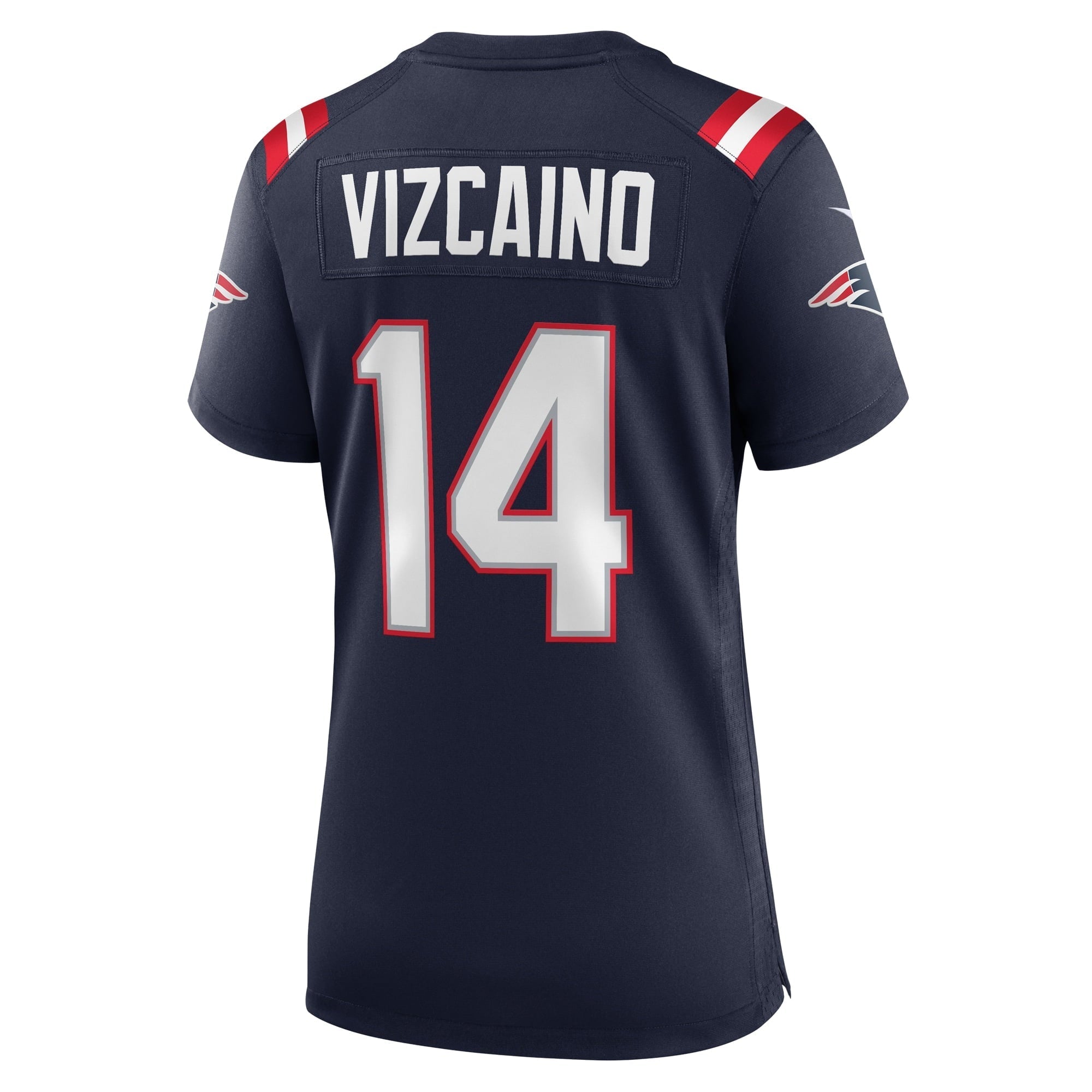 Women's Nike Tristan Vizcaino Navy New England Patriots Home Game Player Jersey - vstockx