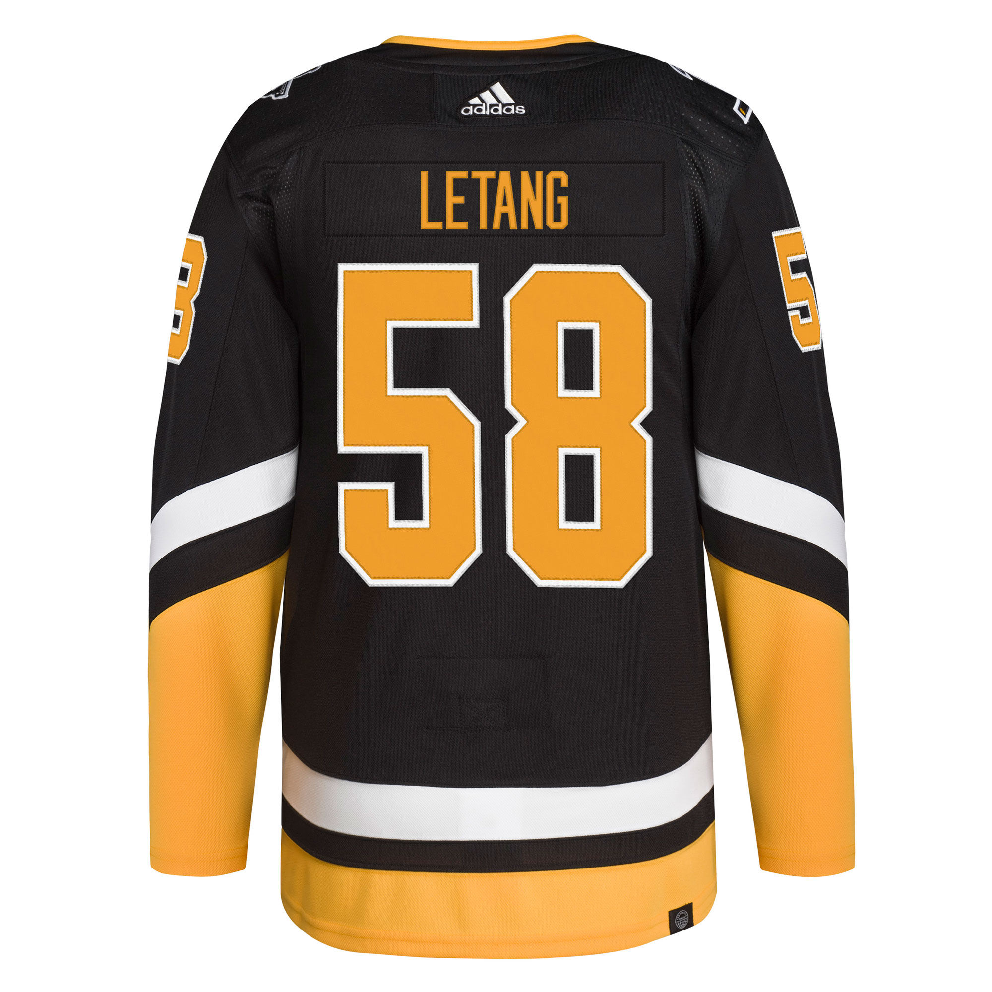 Kris Letang Pittsburgh Penguins adidas Alternate Primegreen Authentic Pro Player Jersey - Black - vstockx