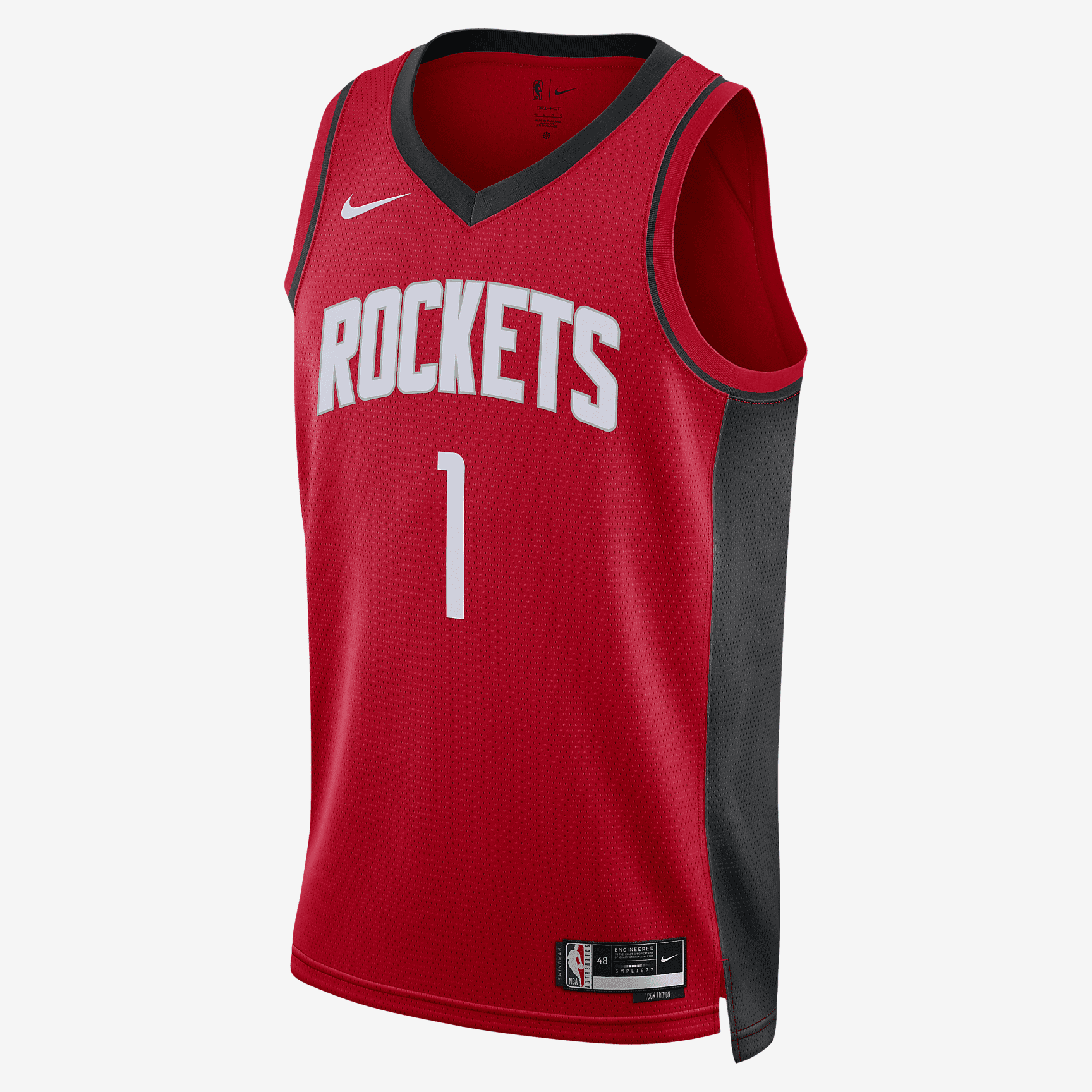 Houston Rockets Icon Edition 2022/23 Nike Dri-FIT NBA Swingman Jersey - University Red - vstockx