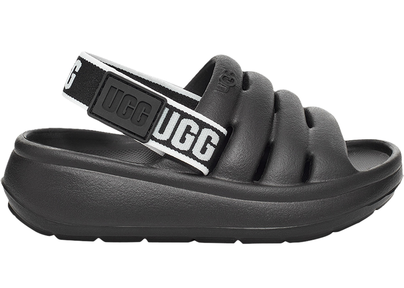 UGG Sport Yeah Slide Black (Toddler) - vstockx