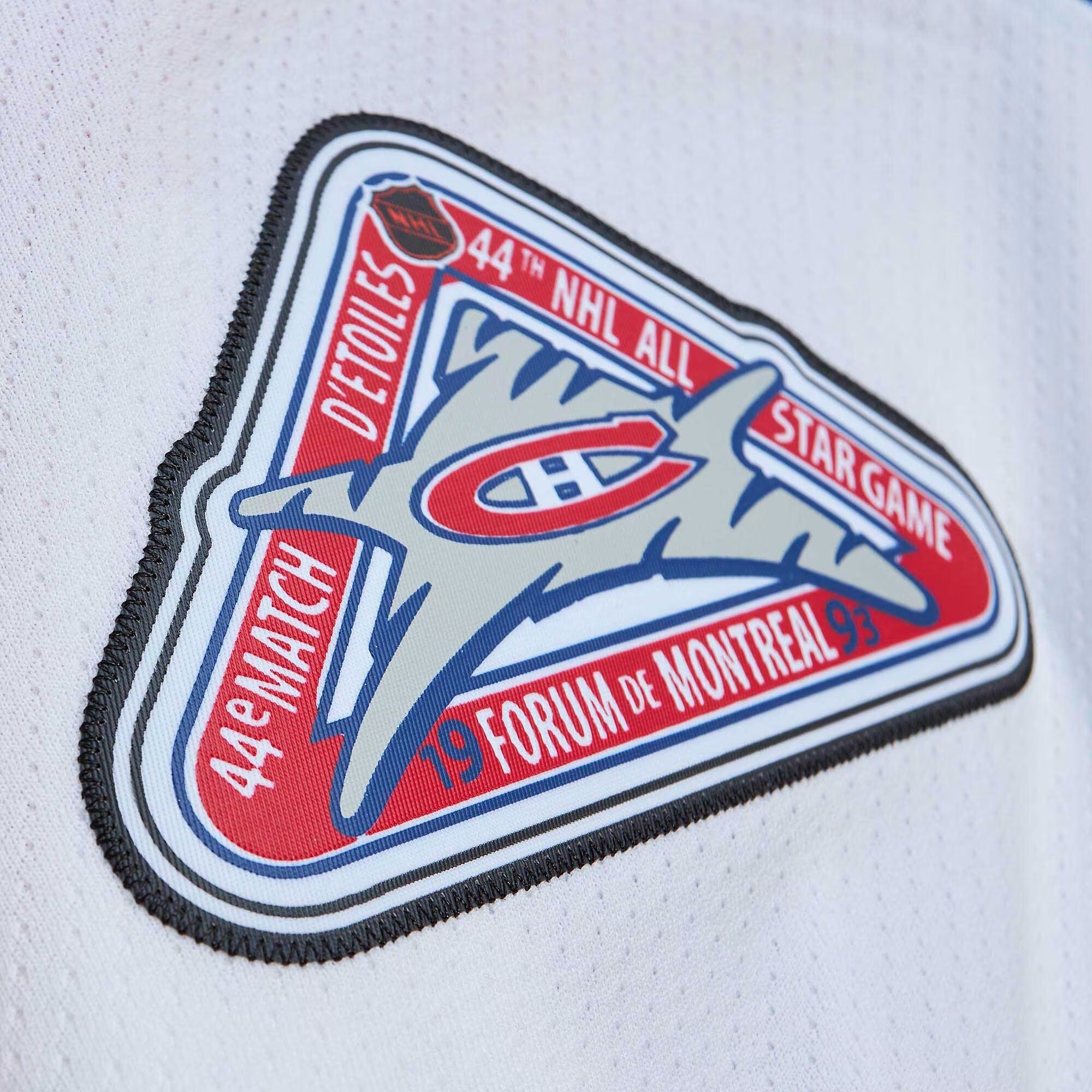Patrick Roy Montreal Canadiens Mitchell & Ness 1992/93 Blue Line Player Jersey - White - vstockx