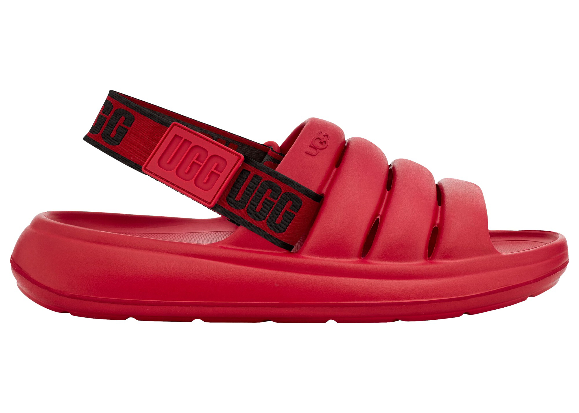 UGG Sport Yeah Slide Samba Red - vstockx