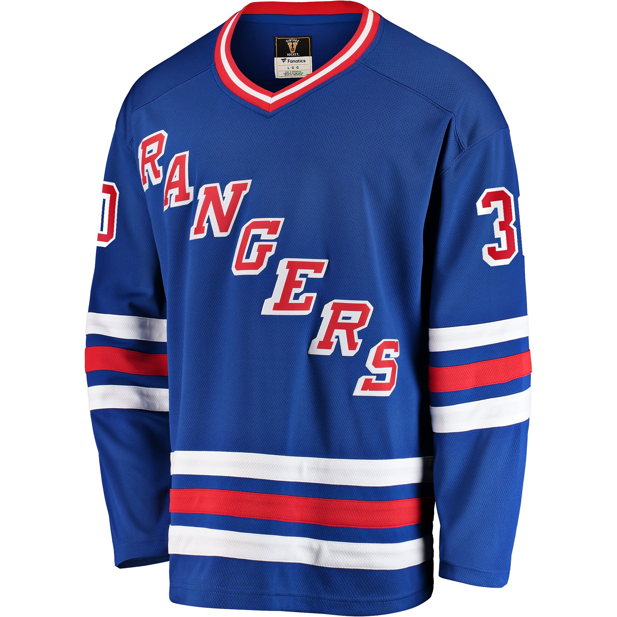 Glenn Healy New York Rangers Fanatics Branded Premier Breakaway Retired Player Jersey - Blue - vstockx