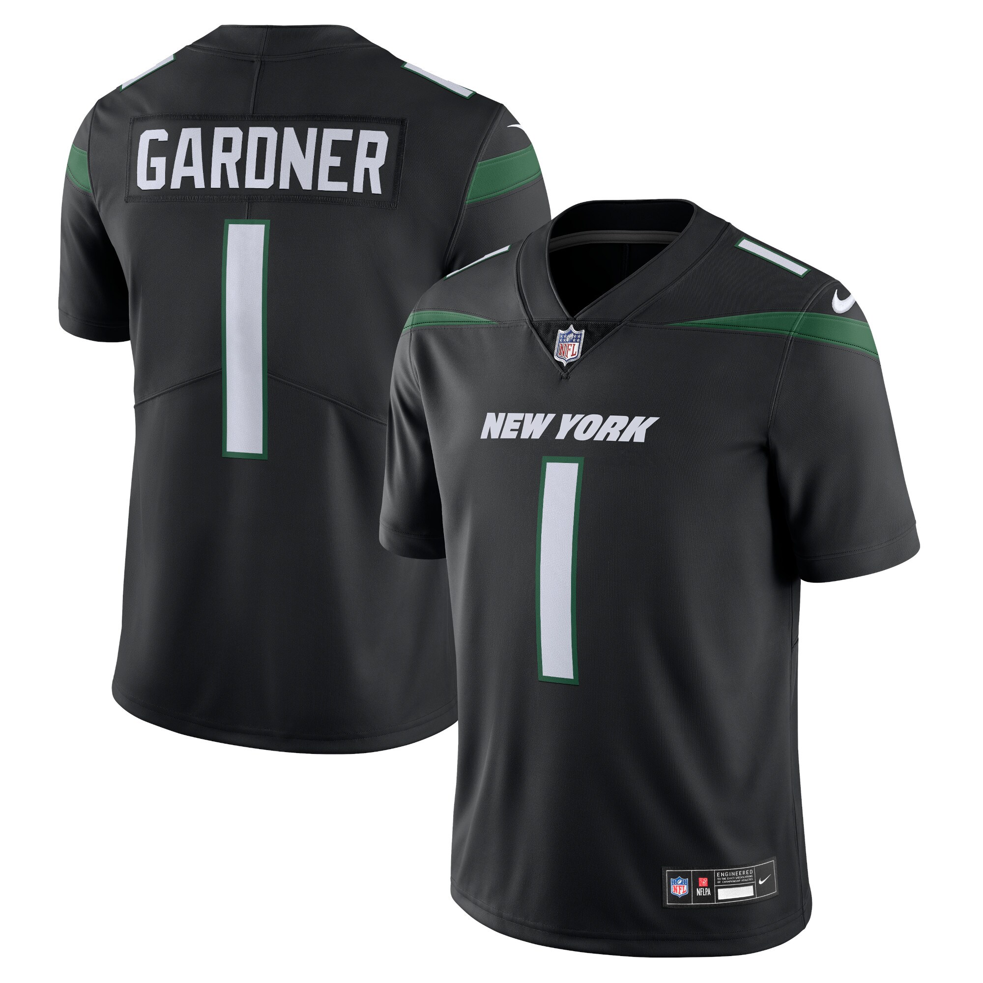 Ahmad Sauce Gardner New York Jets Nike Vapor Untouchable Limited Jersey - Black - vstockx