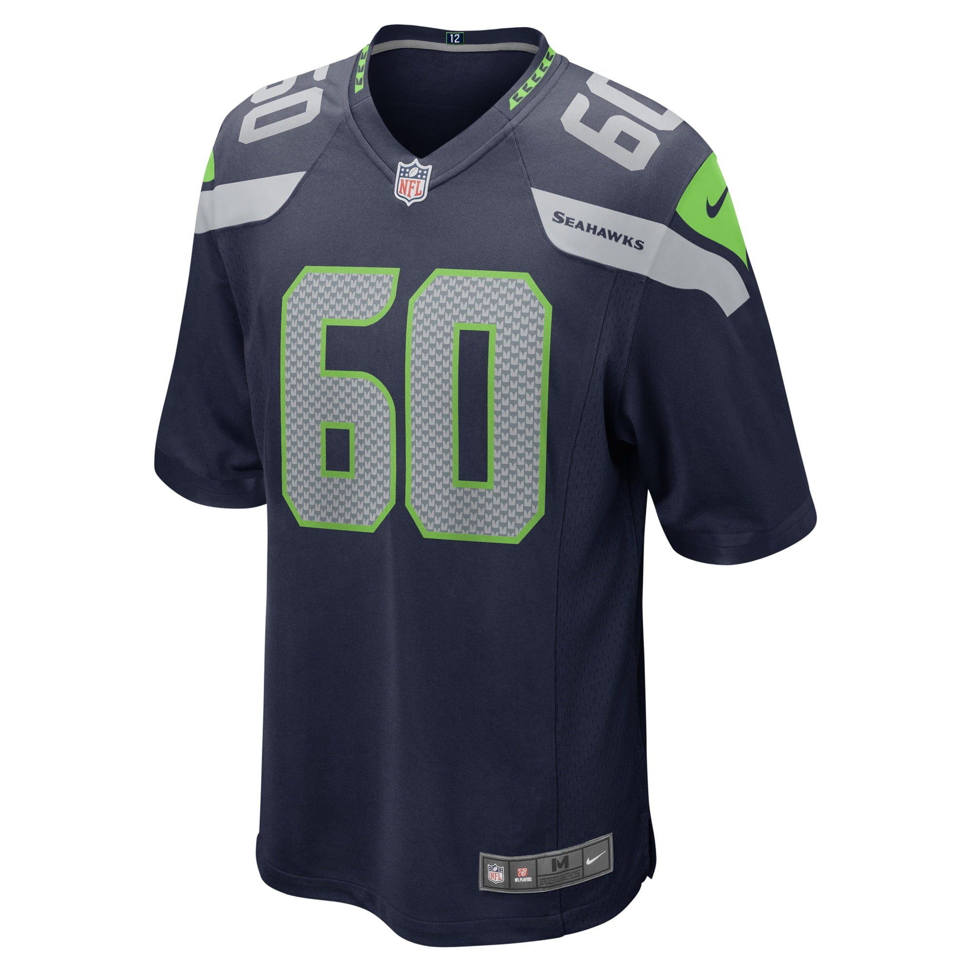 Men's Nike Phil Haynes College Navy Seattle Seahawks Game Jersey - vstockx