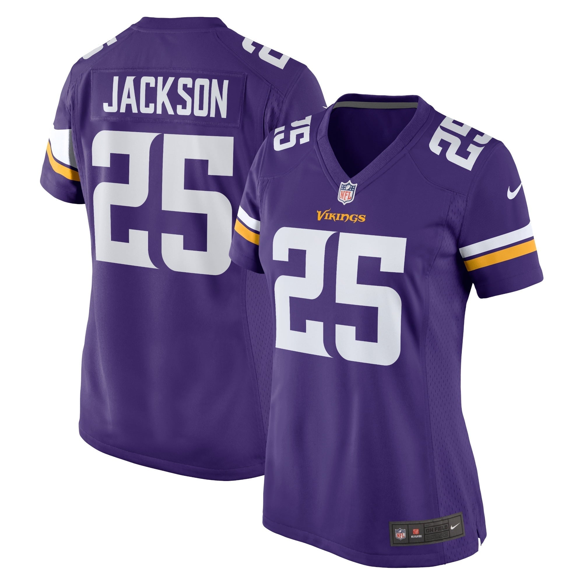 Women's Nike Theo Jackson Purple Minnesota Vikings Home Game Player Jersey - vstockx