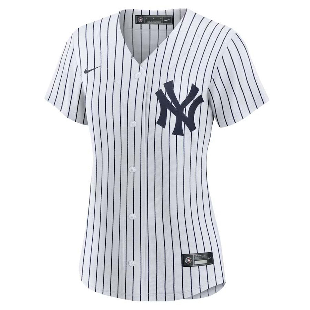 Women's New York Yankees Derek Jeter Replica Home Jersey - White - vstockx