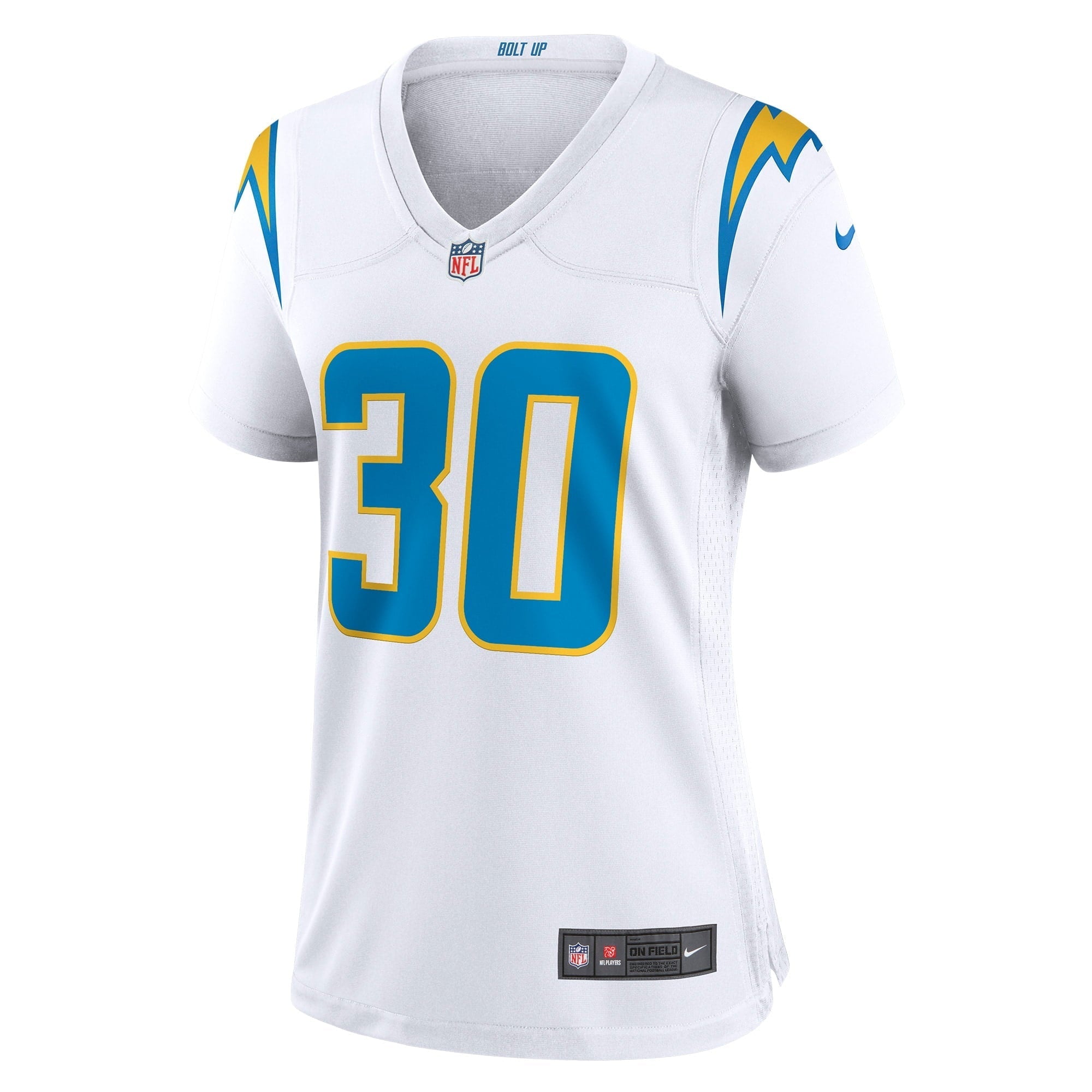 Women's Nike Austin Ekeler White Los Angeles Chargers Game Jersey - vstockx