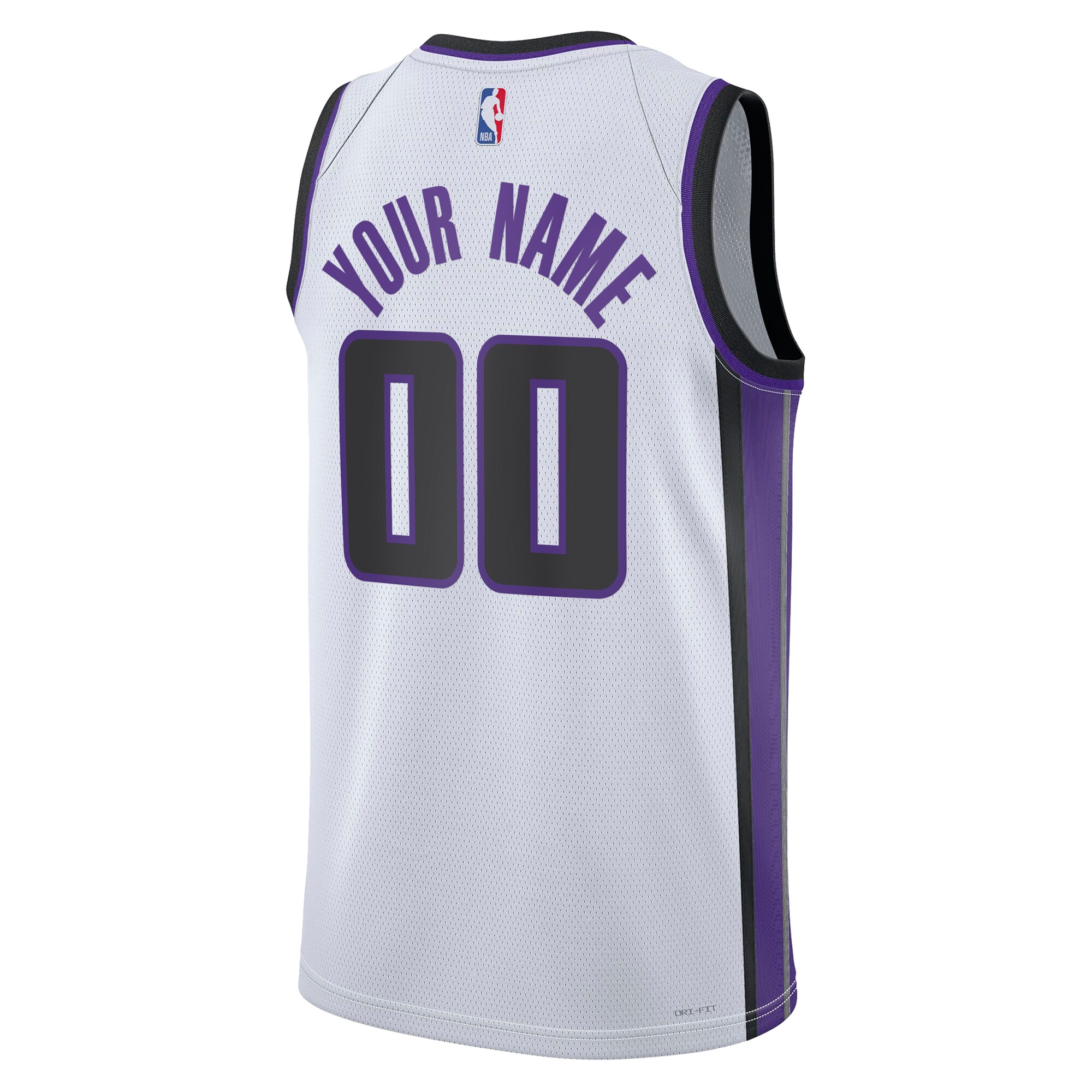 Sacramento Kings Nike Unisex Swingman Custom Jersey - Association Edition - White - vstockx