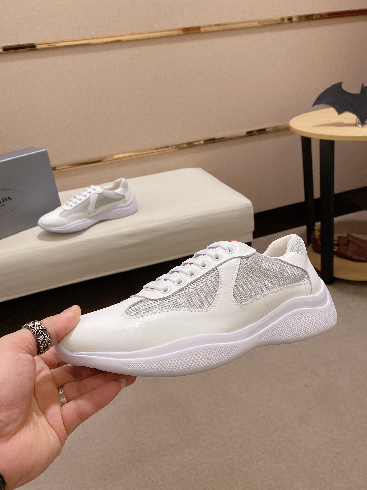 Prada America's Cup sneaker 15 - vstockx