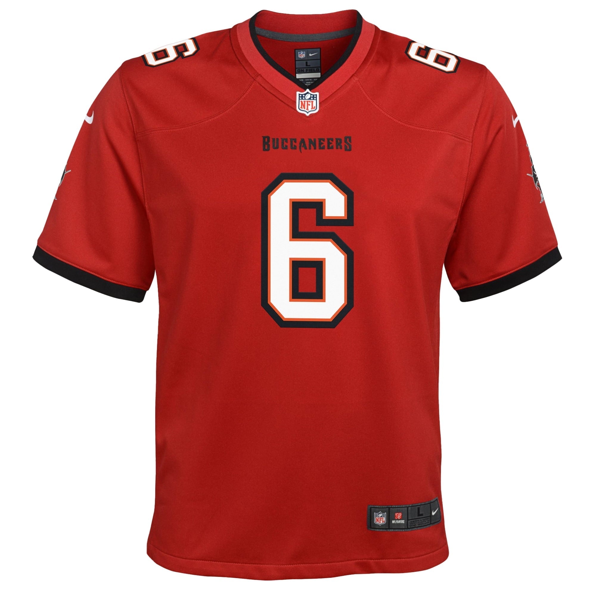 Youth Nike Baker Mayfield Red Tampa Bay Buccaneers Game Jersey - vstockx