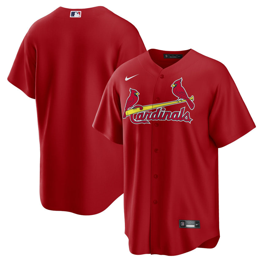 Men's St. Louis Cardinals Red Alternate Replica Team Jersey - vstockx