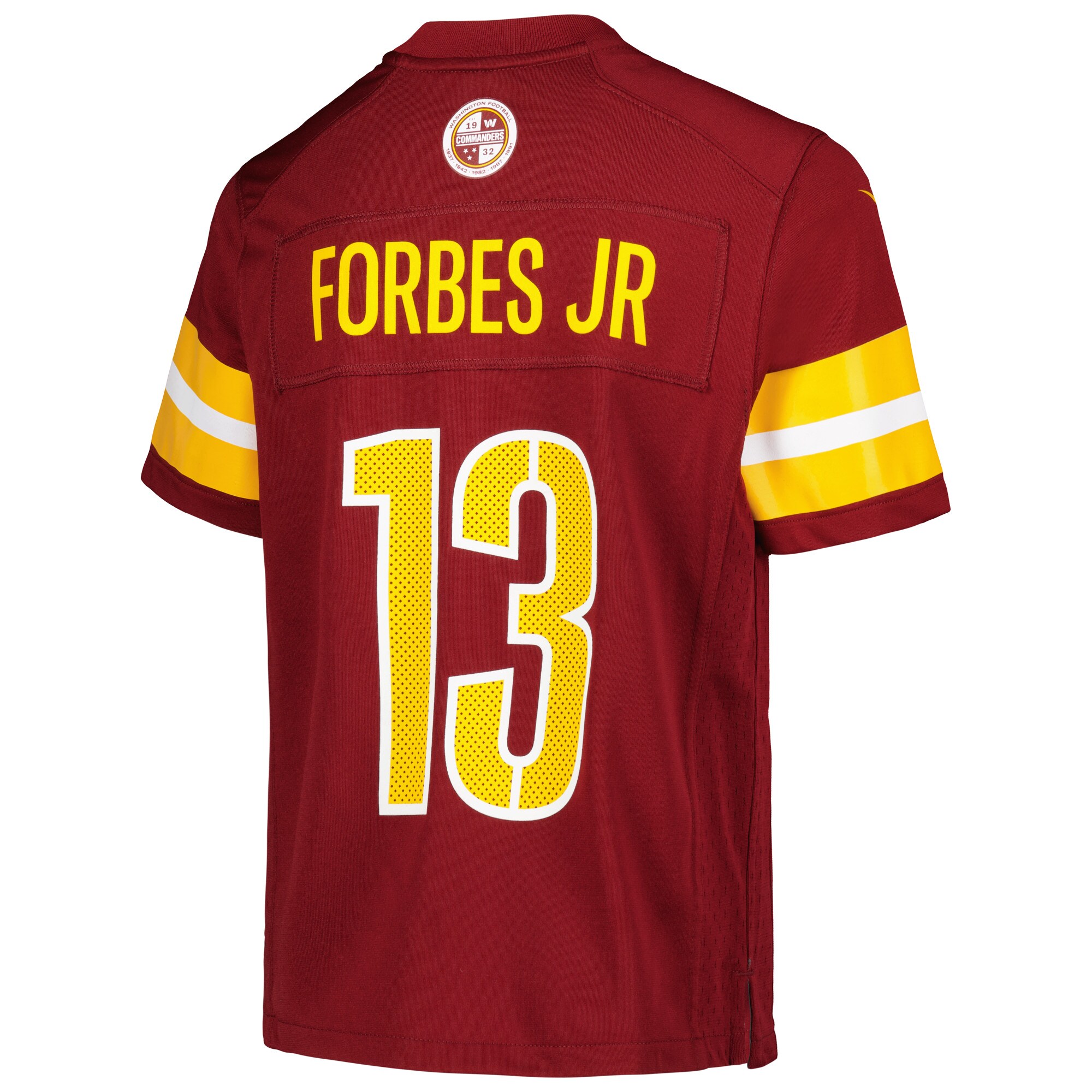 Emmanuel Forbes Jr. Washington Commanders Nike Youth Game Jersey - Burgundy - vstockx