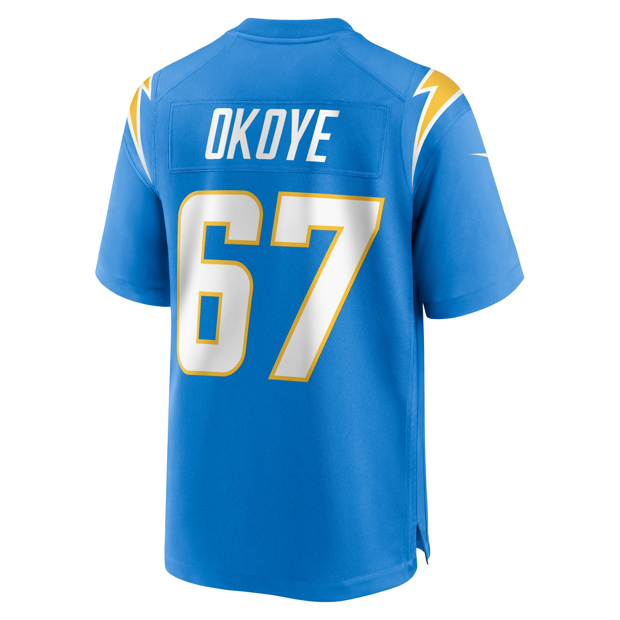 CJ Okoye Los Angeles Chargers Nike Team Game Jersey - Powder Blue - vstockx