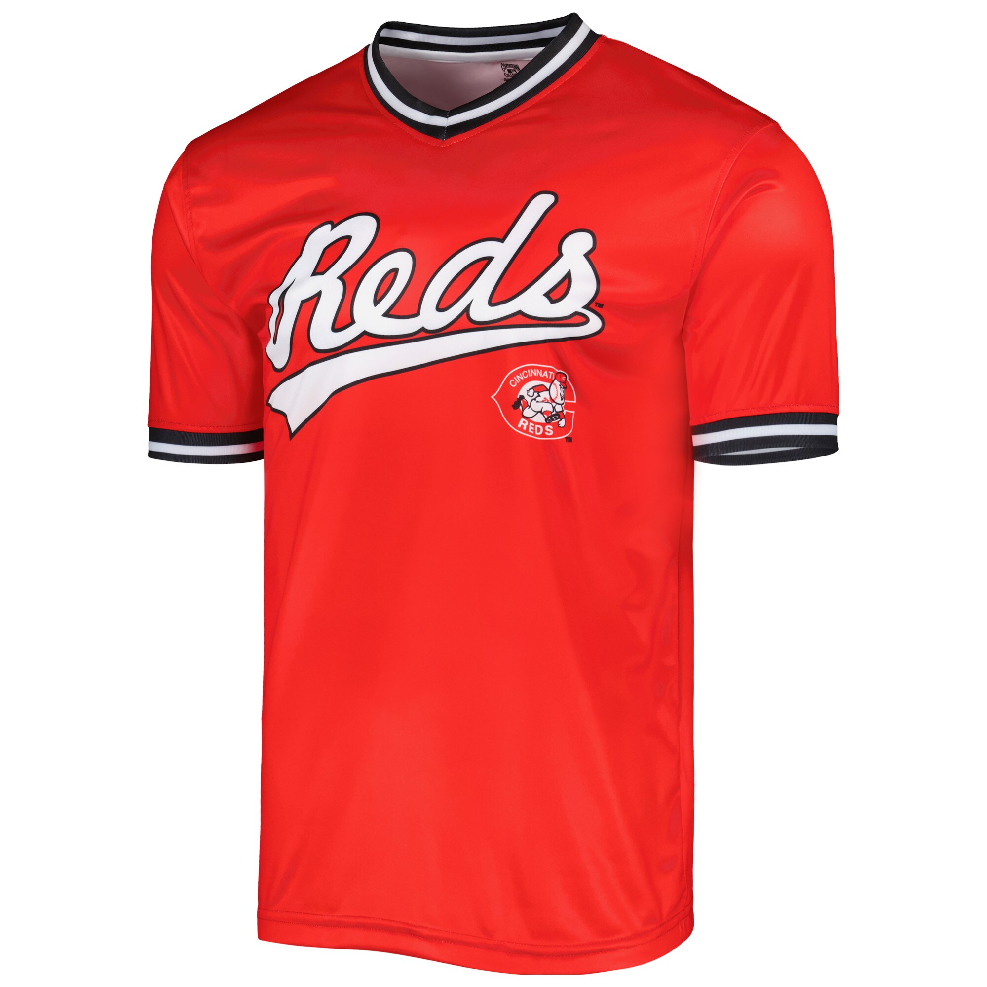 Cincinnati Reds Stitches Cooperstown Collection Team Jersey - Red - vstockx