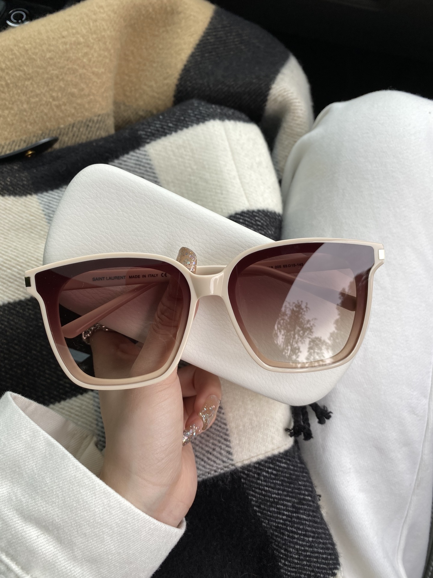 Sunglasses Saint Laurent SL318 size:65��15-145 - vstockx