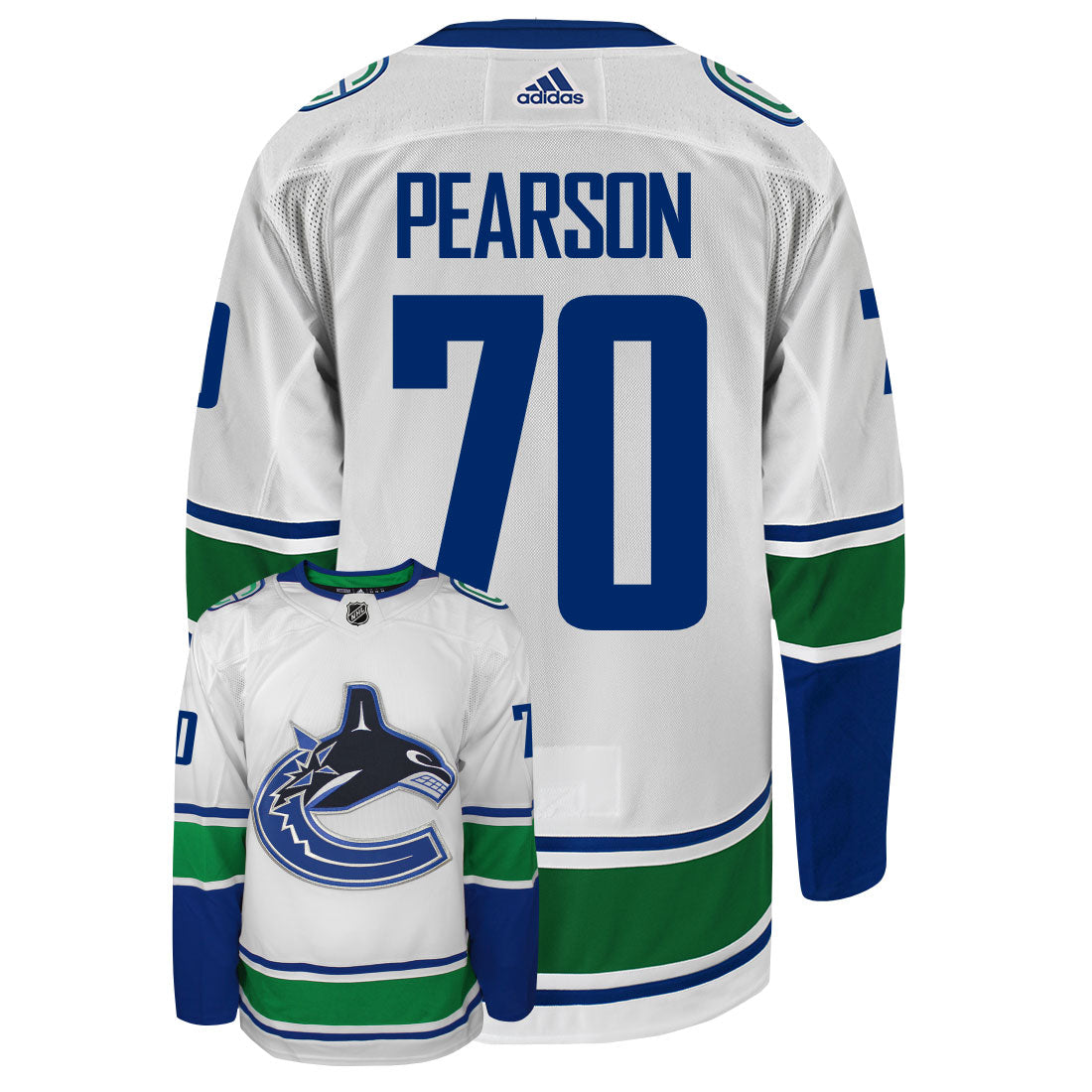Tanner Pearson Vancouver Canucks Adidas Primegreen Authentic NHL Hockey Jersey - vstockx