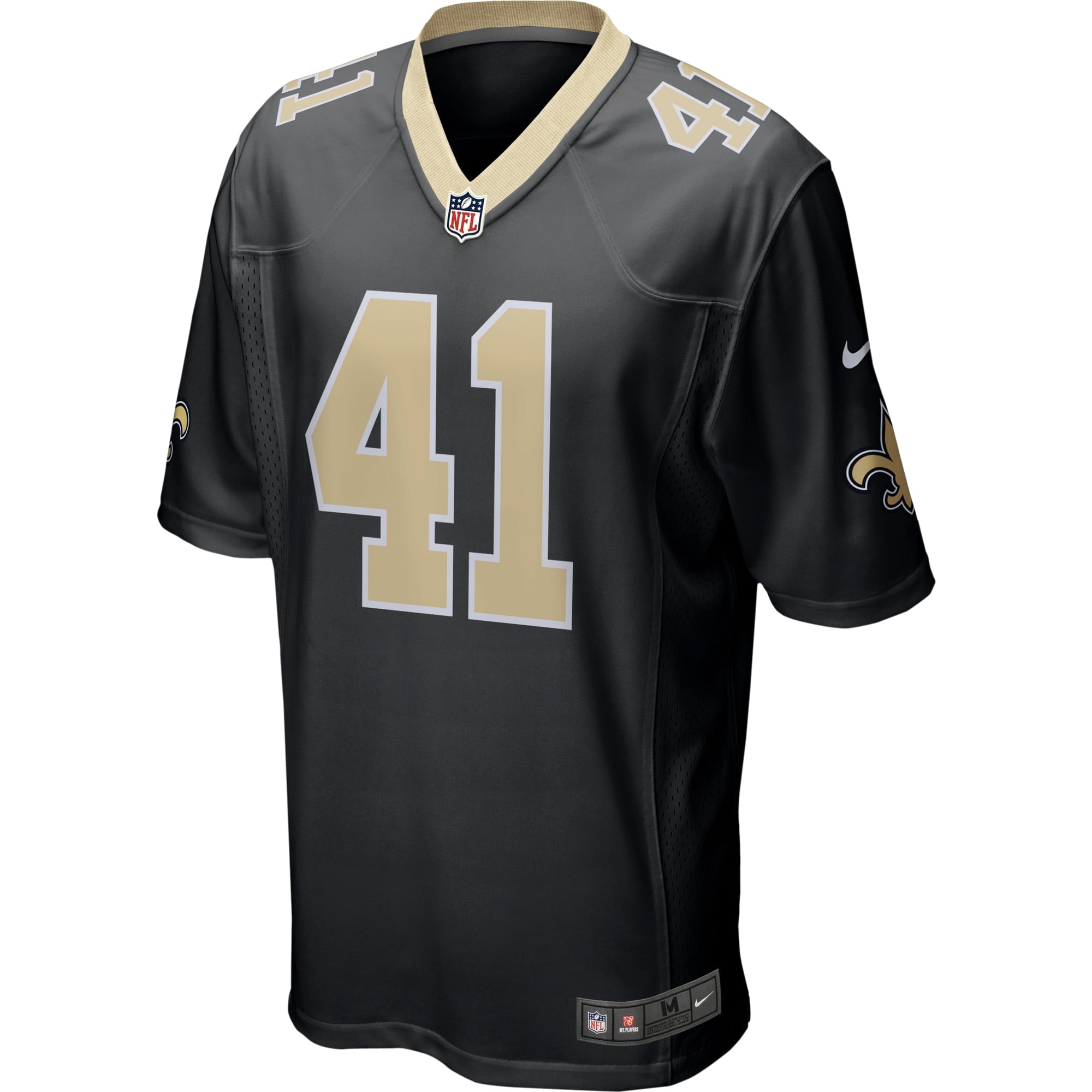 Men's Nike Alvin Kamara Black New Orleans Saints Game Jersey - vstockx