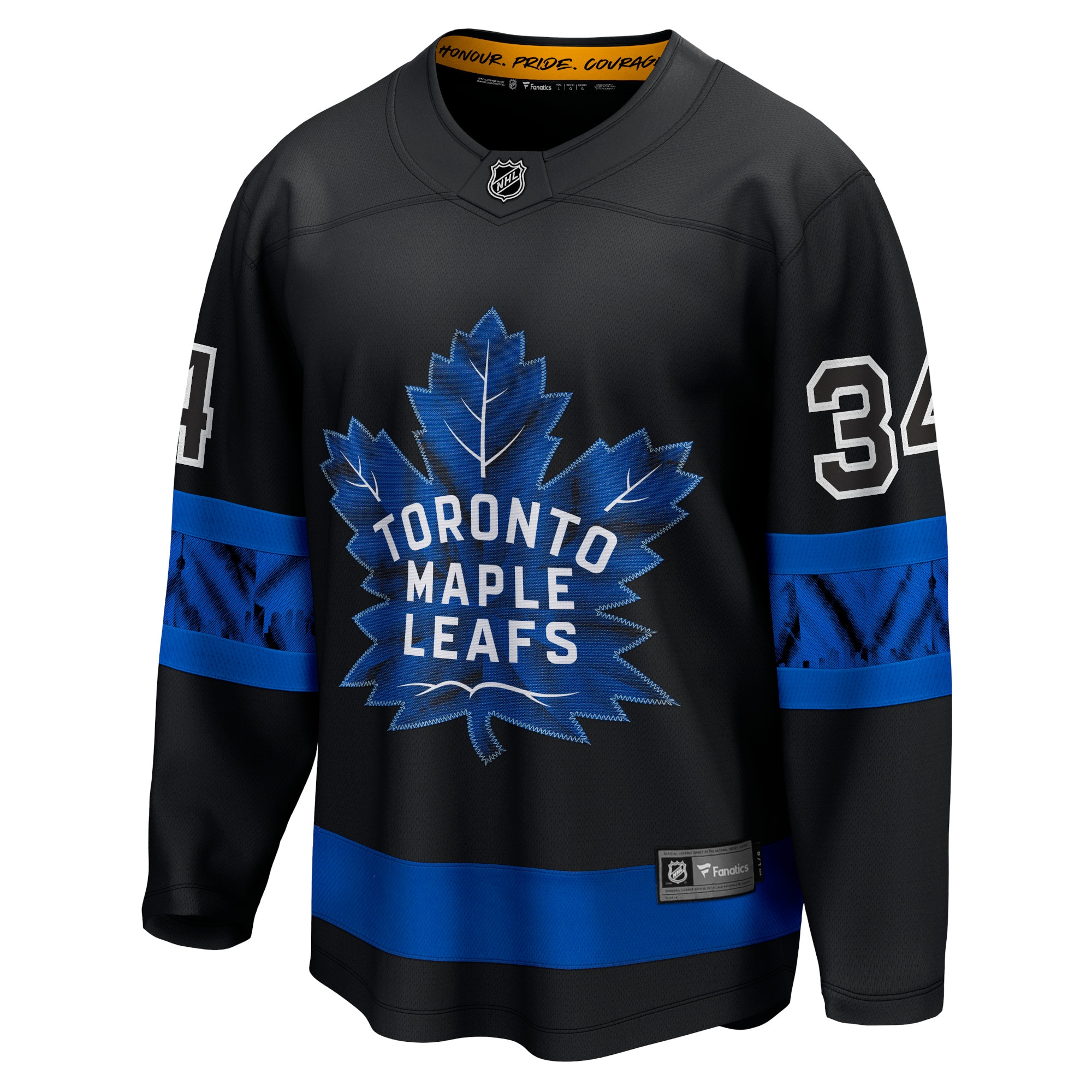 Auston Matthews Toronto Maple Leafs Fanatics Branded Alternate Premier Breakaway Reversible Player Jersey - Black - vstockx