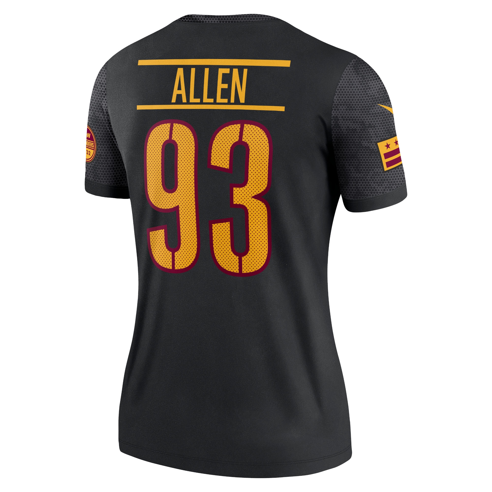 Jonathan Allen Washington Commanders Nike Women's Alternate Legend Jersey - Black - vstockx