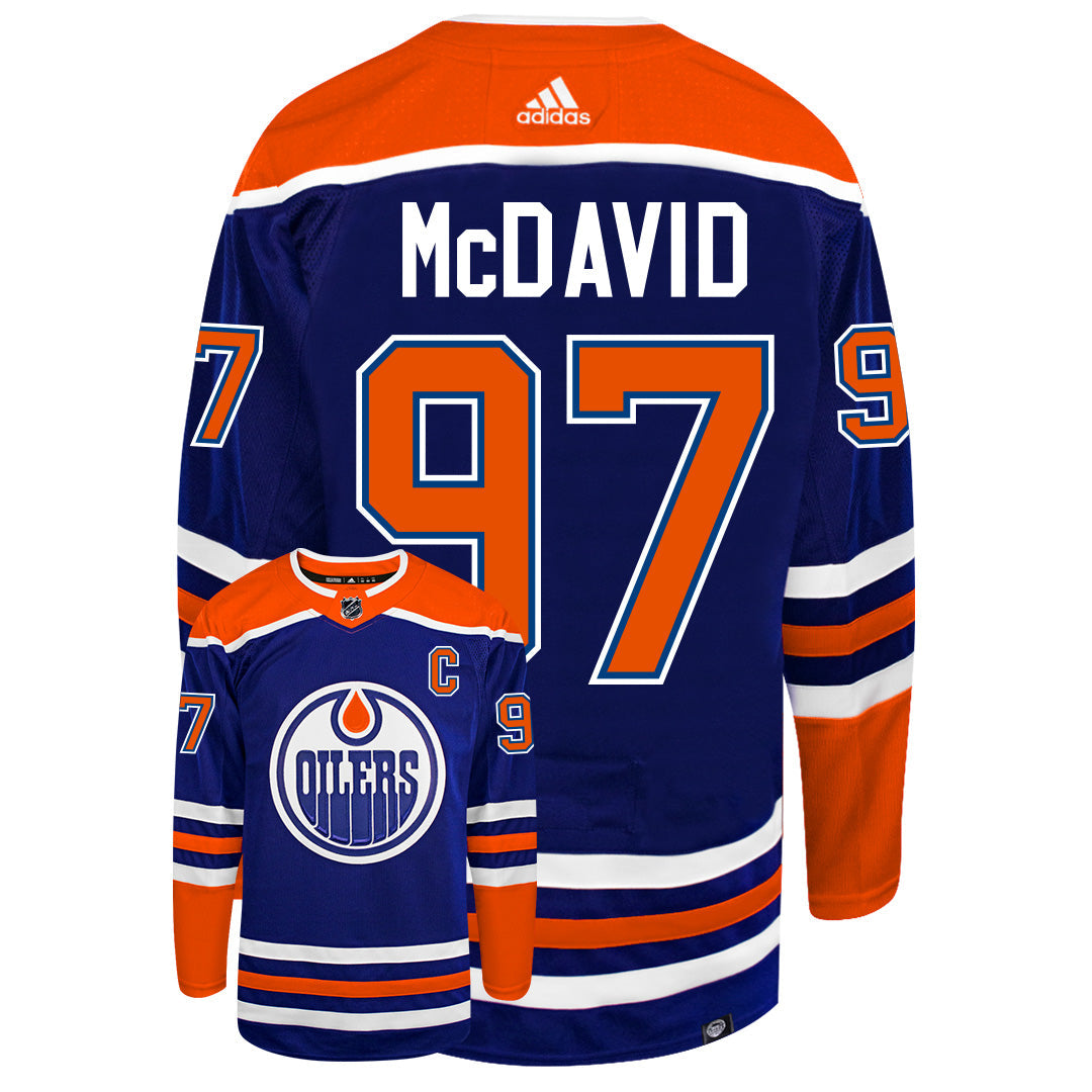 Connor McDavid Edmonton Oilers 2022 Adidas Primegreen Authentic NHL Hockey Jersey - vstockx