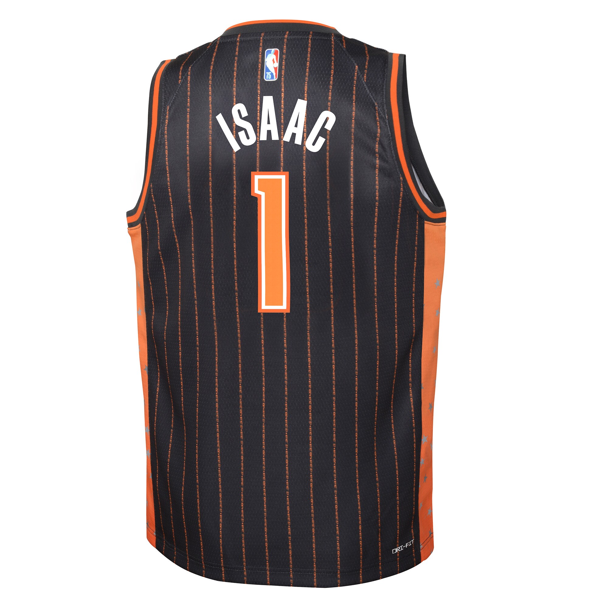 Jonathan Isaac Orlando Magic Nike Youth 2021/22 Swingman Jersey - City Edition - Anthracite - vstockx