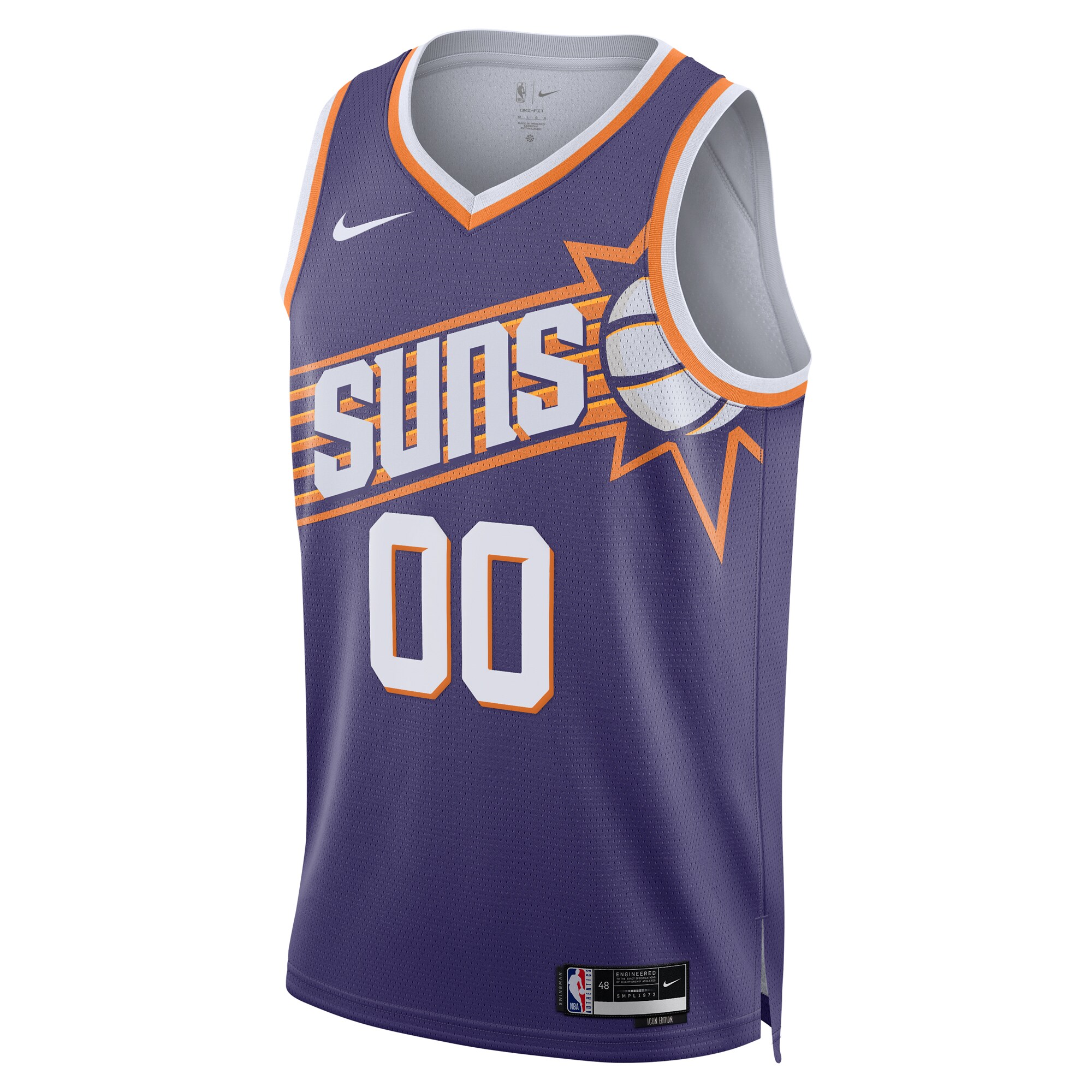 Phoenix Suns Nike Unisex Swingman Custom Jersey - Purple - Icon Edition - vstockx